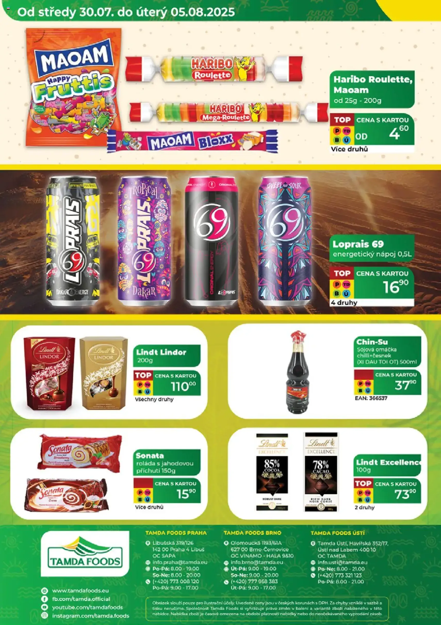 Tamda Foods leták - platný leták od 30.07.2025 strana 52 z 52