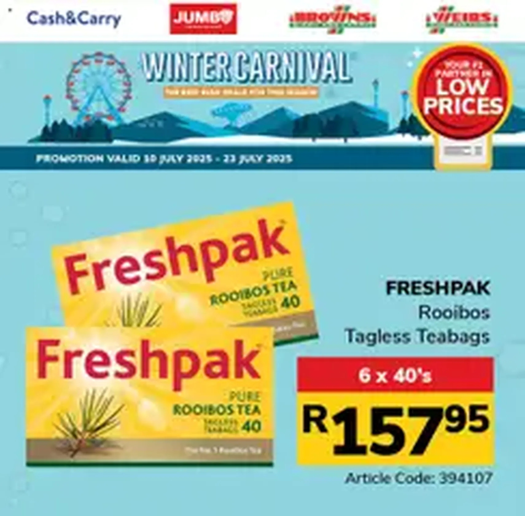 Jumbo Specials - valid flyer from 10/07/2025, page 1 of 1