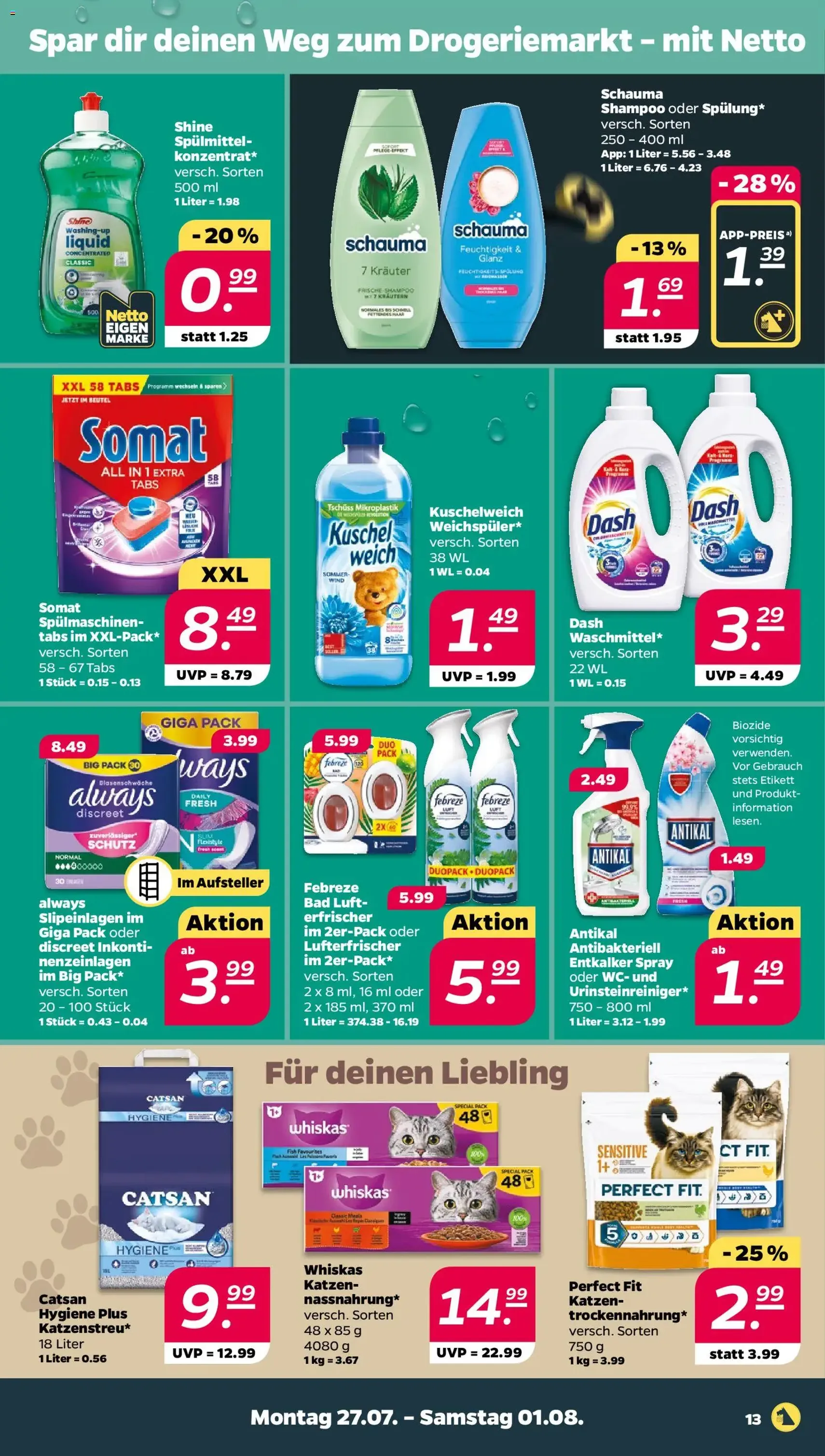Netto Prospekt - Gültiger Prospekt ab 27.07.2026, Seite 13 von insgesamt 37