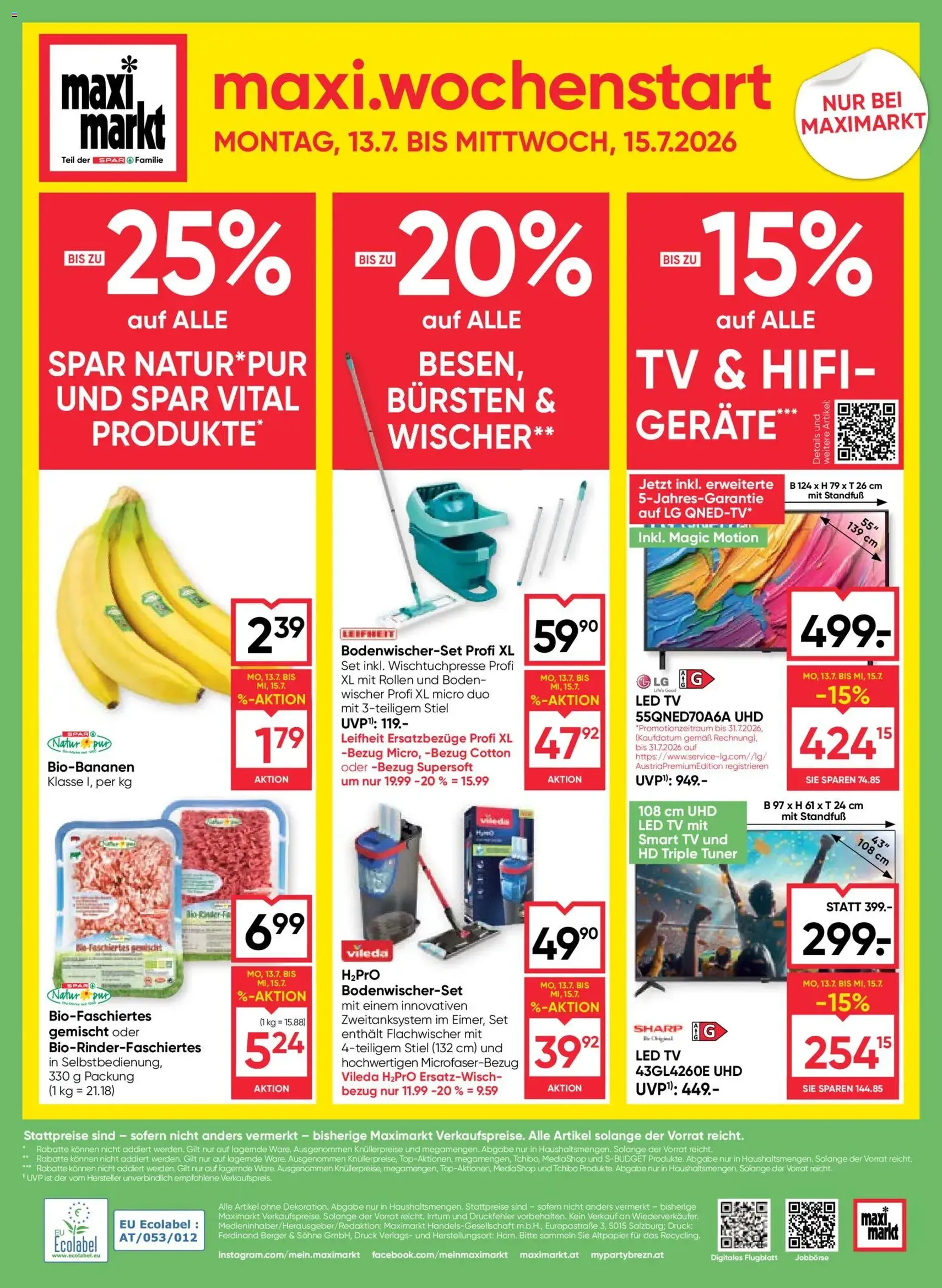 Maximarkt Flugblatt - Gültiger Prospekt ab 09.07.2026, Seite 24 von insgesamt 24