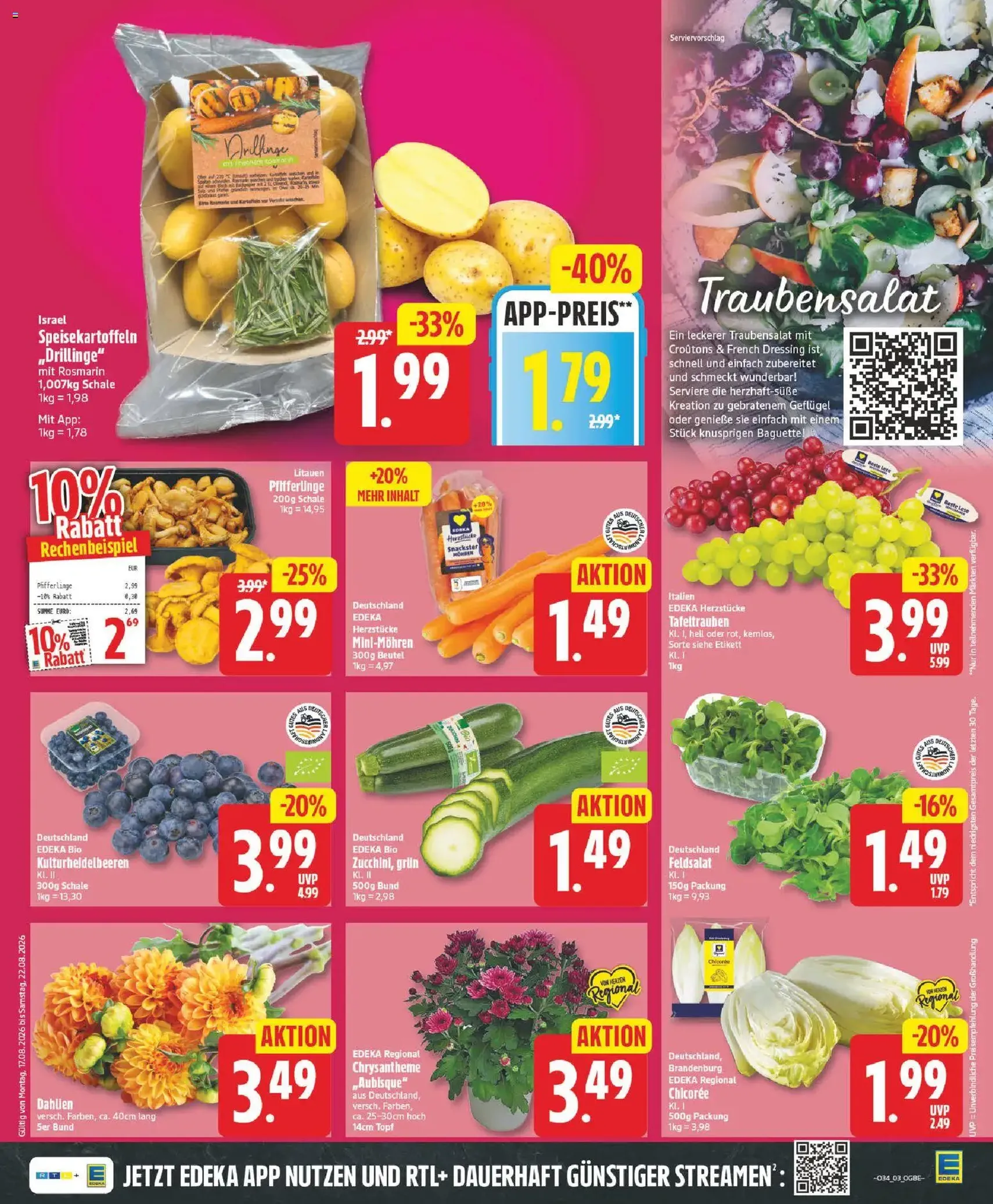 Edeka Prospekt - Gültiger Prospekt ab 17.08.2026, Seite 3 von insgesamt 28