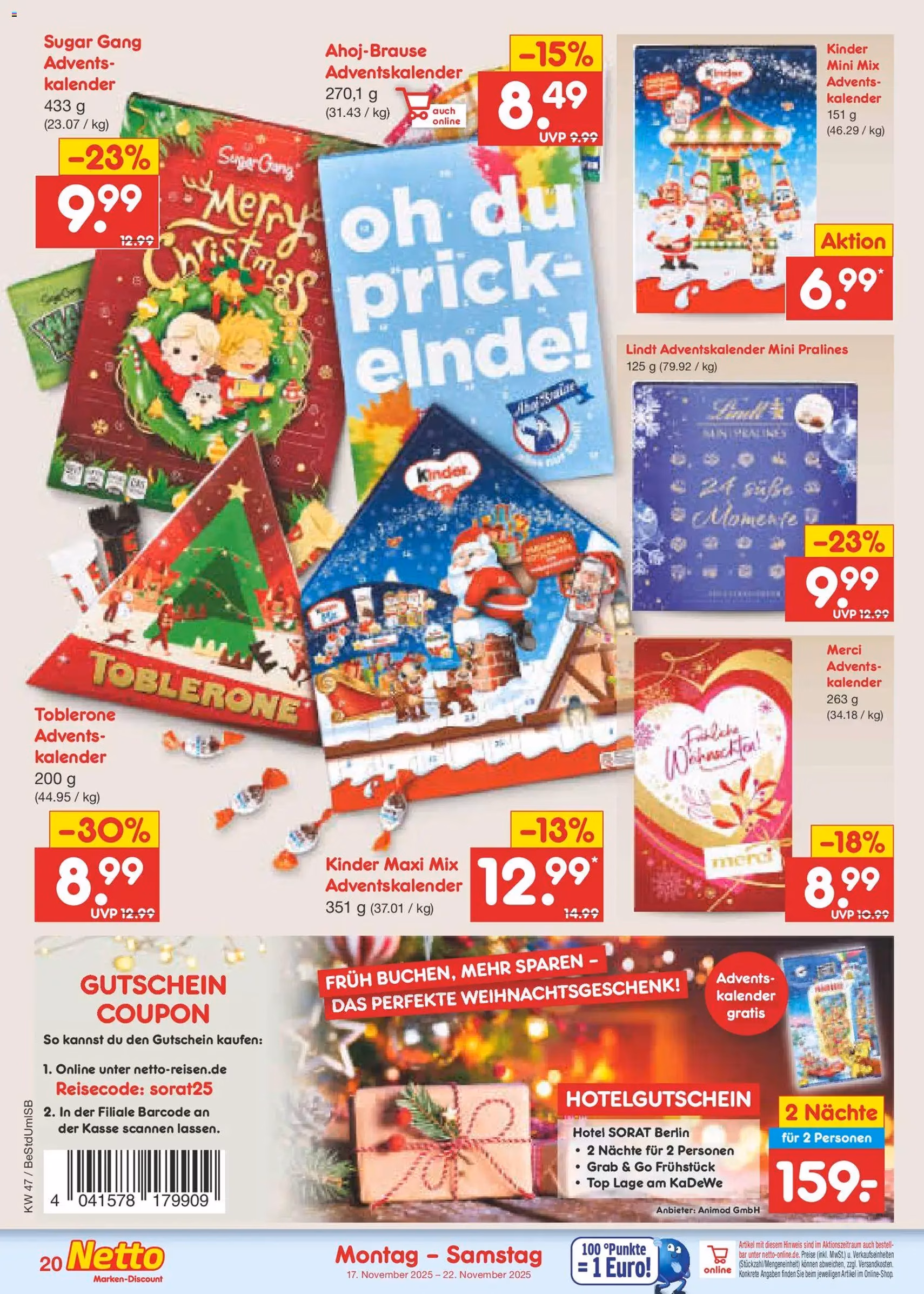 Netto Marken-Discount - Black Friday - Gültiger Prospekt ab 17.11.2025, Seite 22 von insgesamt 60