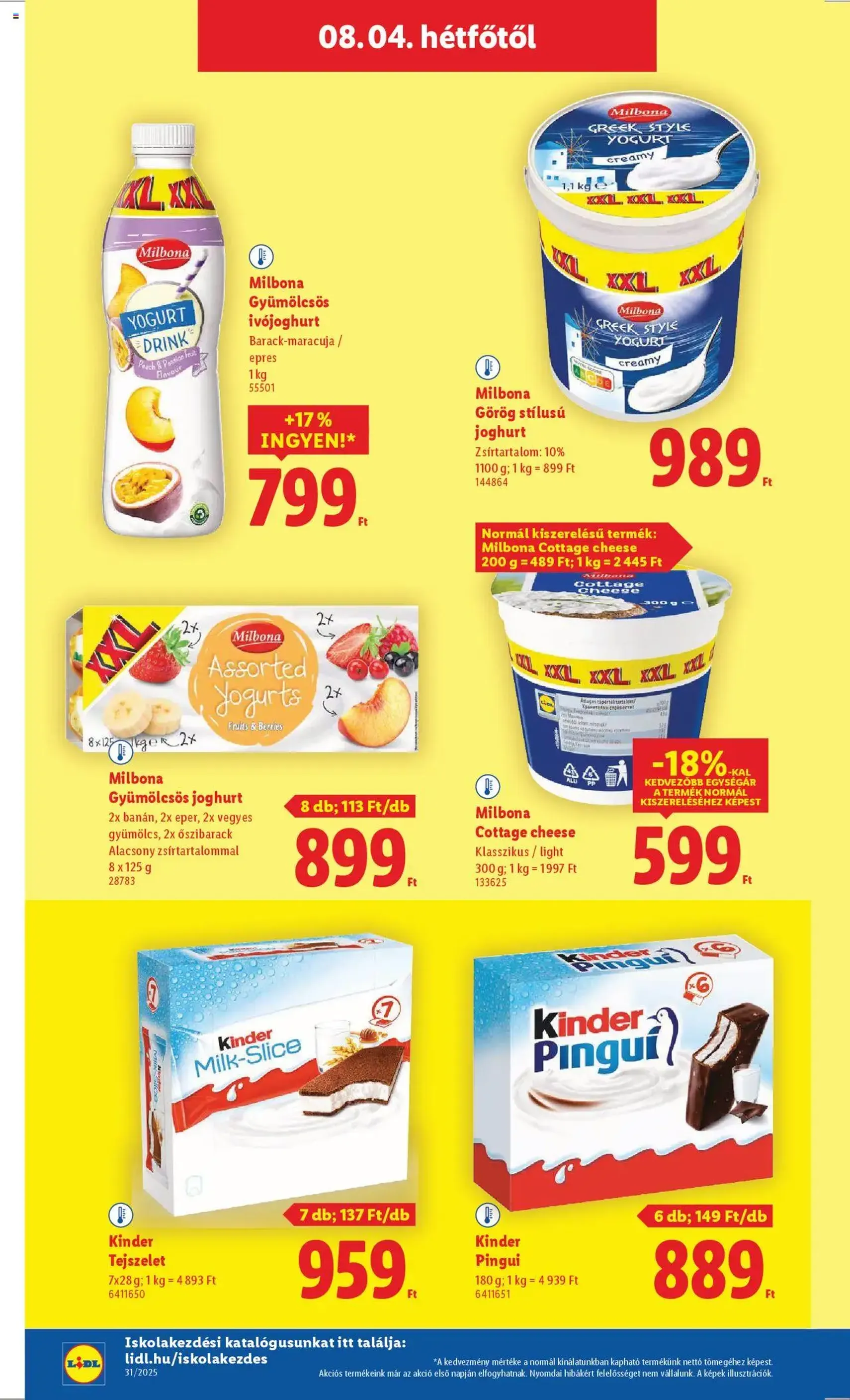 Lidl Akciós újság - 2025.07.31. érvényes szórólap 46 oldal 52 oldalból Lidl Akciós újság - 2025.07.31. érvényes szórólap 46 oldal 52 oldalból