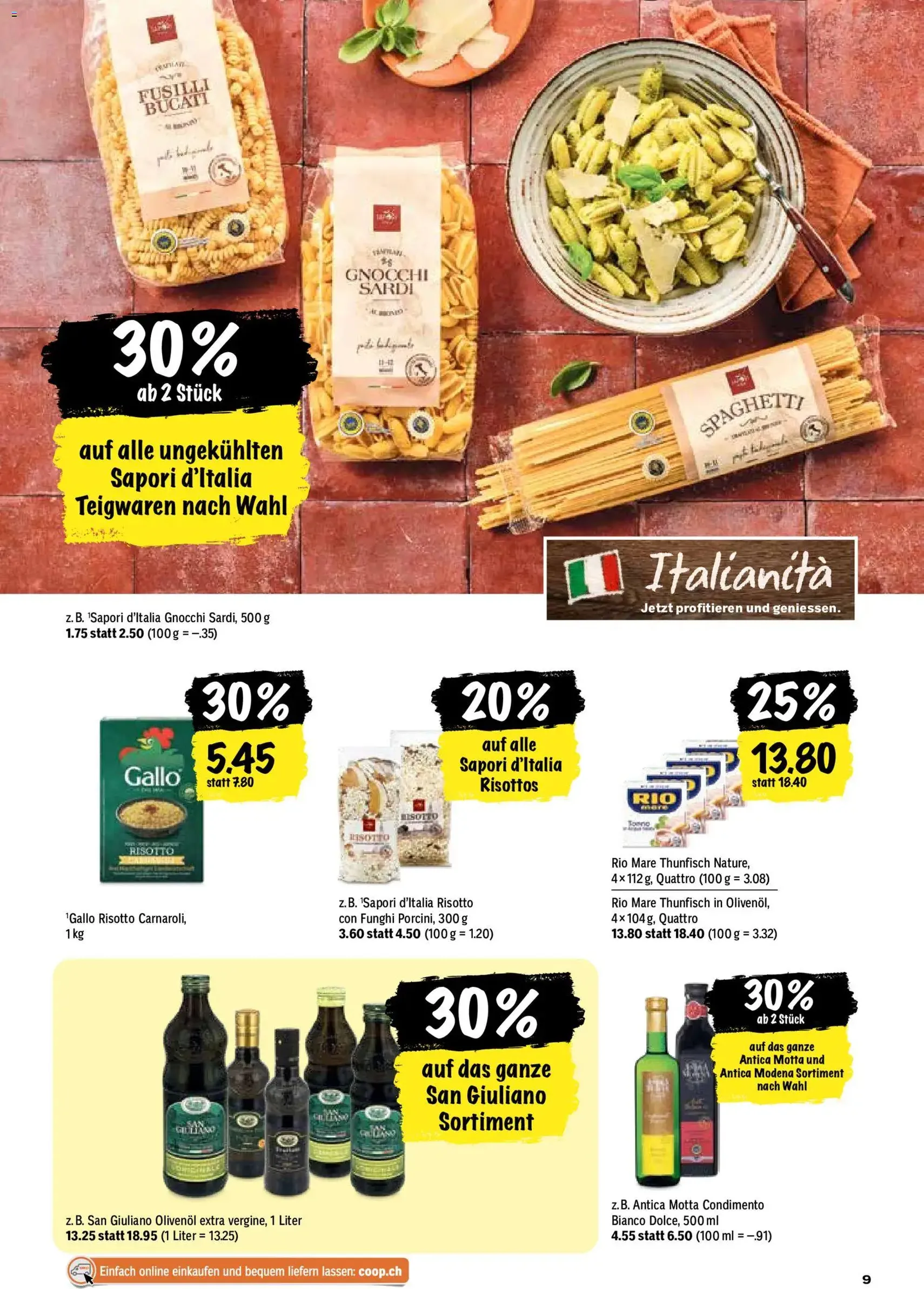 Coop aktionen - Gültiger Prospekt ab 20.08.2026, Seite 9 von insgesamt 28