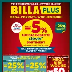 Billa Plus Flugblatt - Prospekt Vorschau gültig ab 12.03.2026