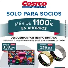 Vista previa del folleto Costco catálogo válido desde 22/12/2025
