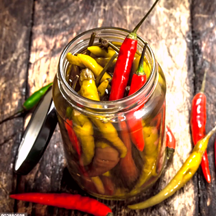 Chilli Einlegen-hausgemachte scharfe Beilage - Rezeptvorschau