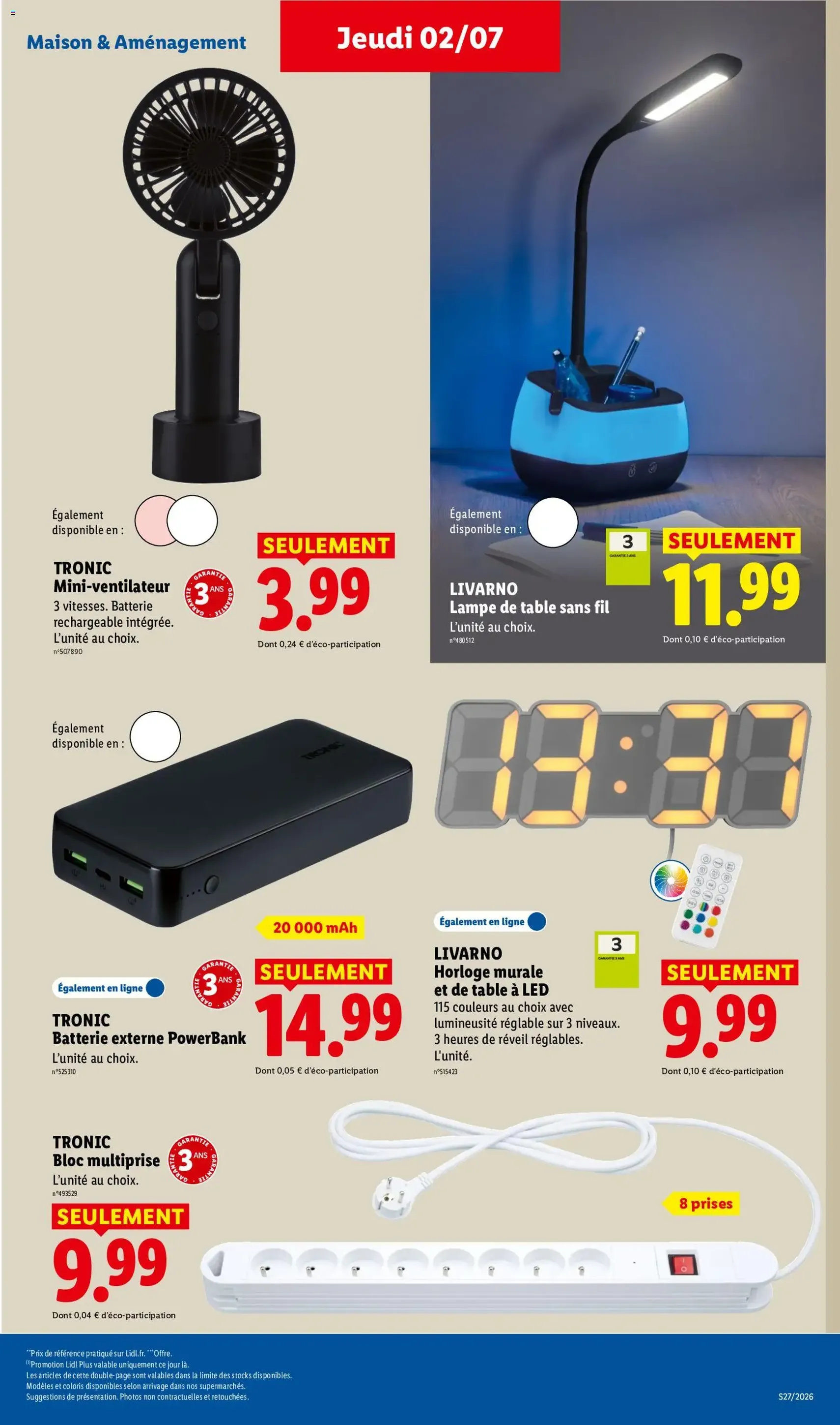 LIDL catalogue - brochure valable à partir du 02/07/2026, page 33 sur 62