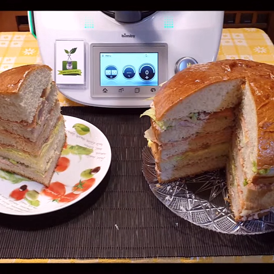 Anteprima ricetta Panettone gastronomico bimby