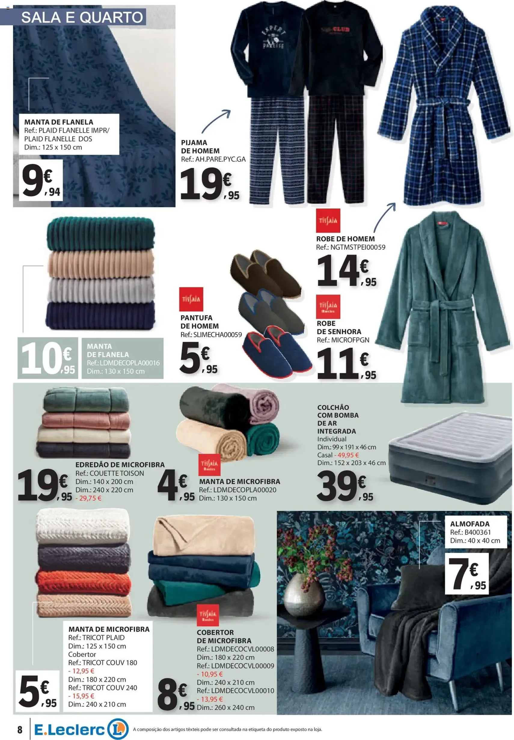 E.Leclerc Têxtil Lar e Limpeza - folheto válido a partir de 30/12/2025 página 8 de 24