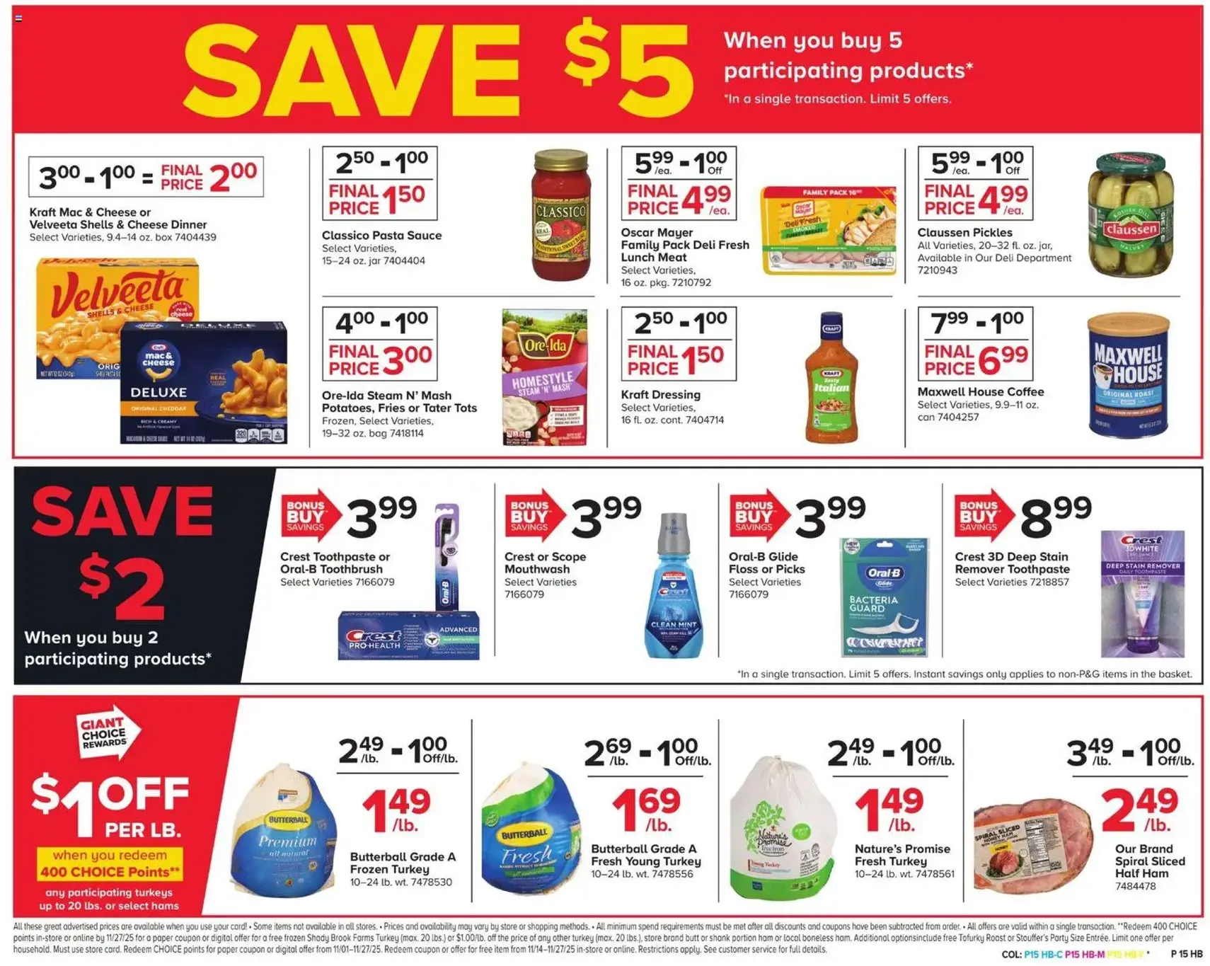 Giant Weekly Ad - valid flyer from 11/14/2025, page 19 of 22