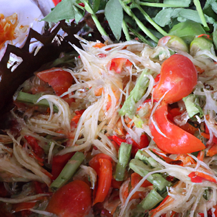 Recipe preview Authentic Green Raw Papaya Salad