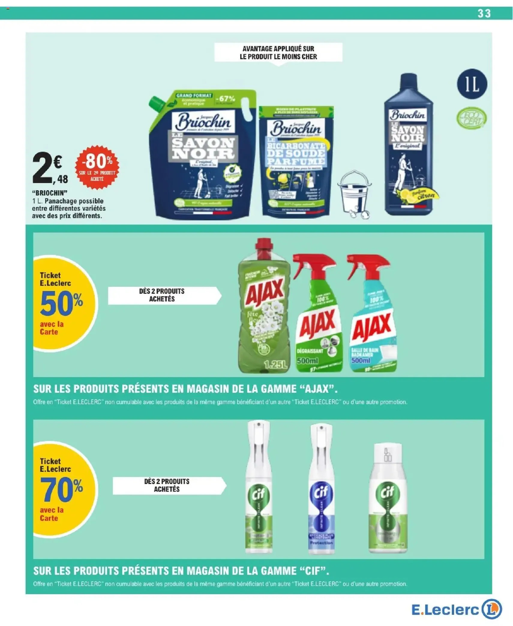 E.Leclerc catalogue semaine 11 - brochure valable à partir du 10/03/2026, page 33 sur 56