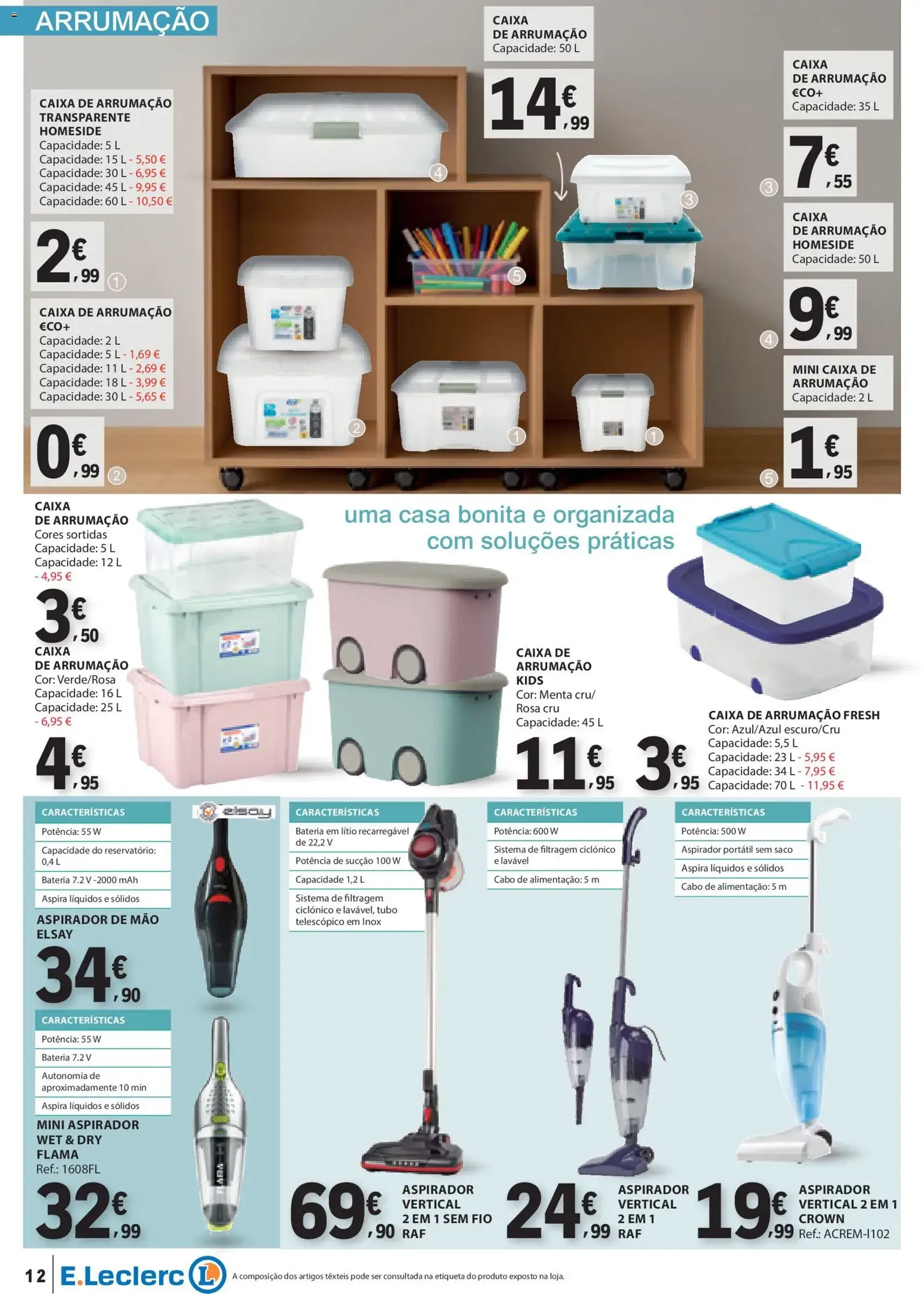 E.Leclerc Têxtil Lar e Limpeza - folheto válido a partir de 30/12/2025 página 12 de 24