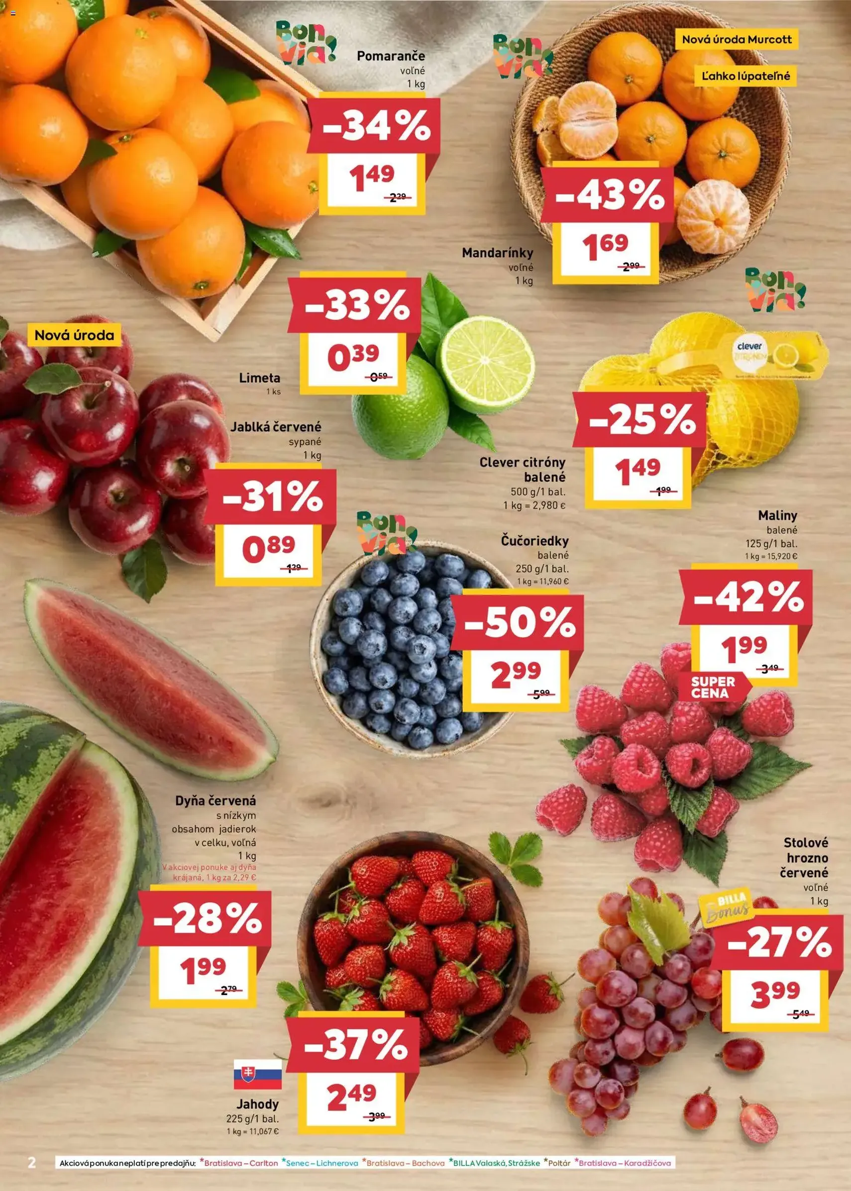 Billa leták - platný leták od 22.04.2026 strana 2 z 30