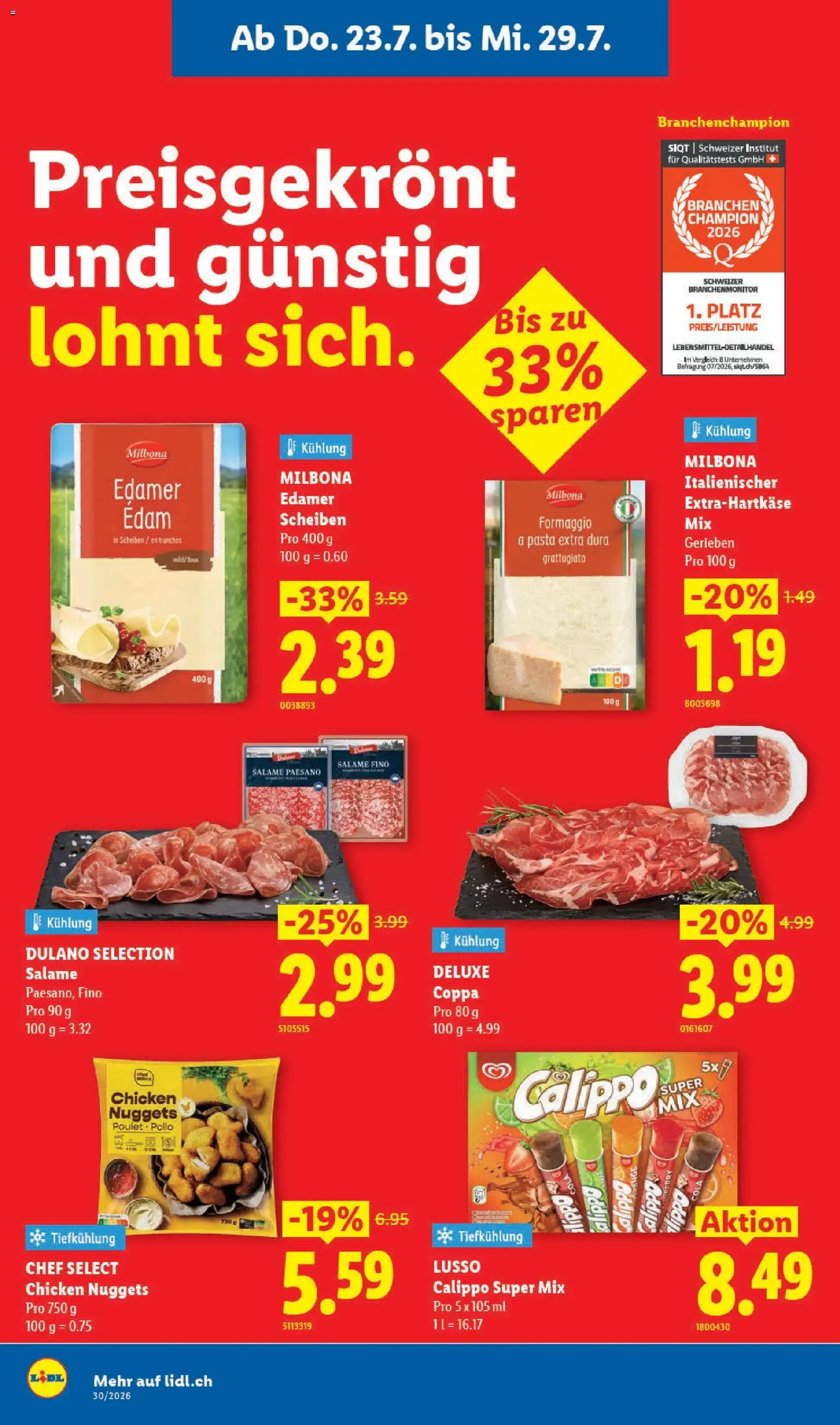 Lidl aktionen - Gültiger Prospekt ab 23.07.2026, Seite 8 von insgesamt 32