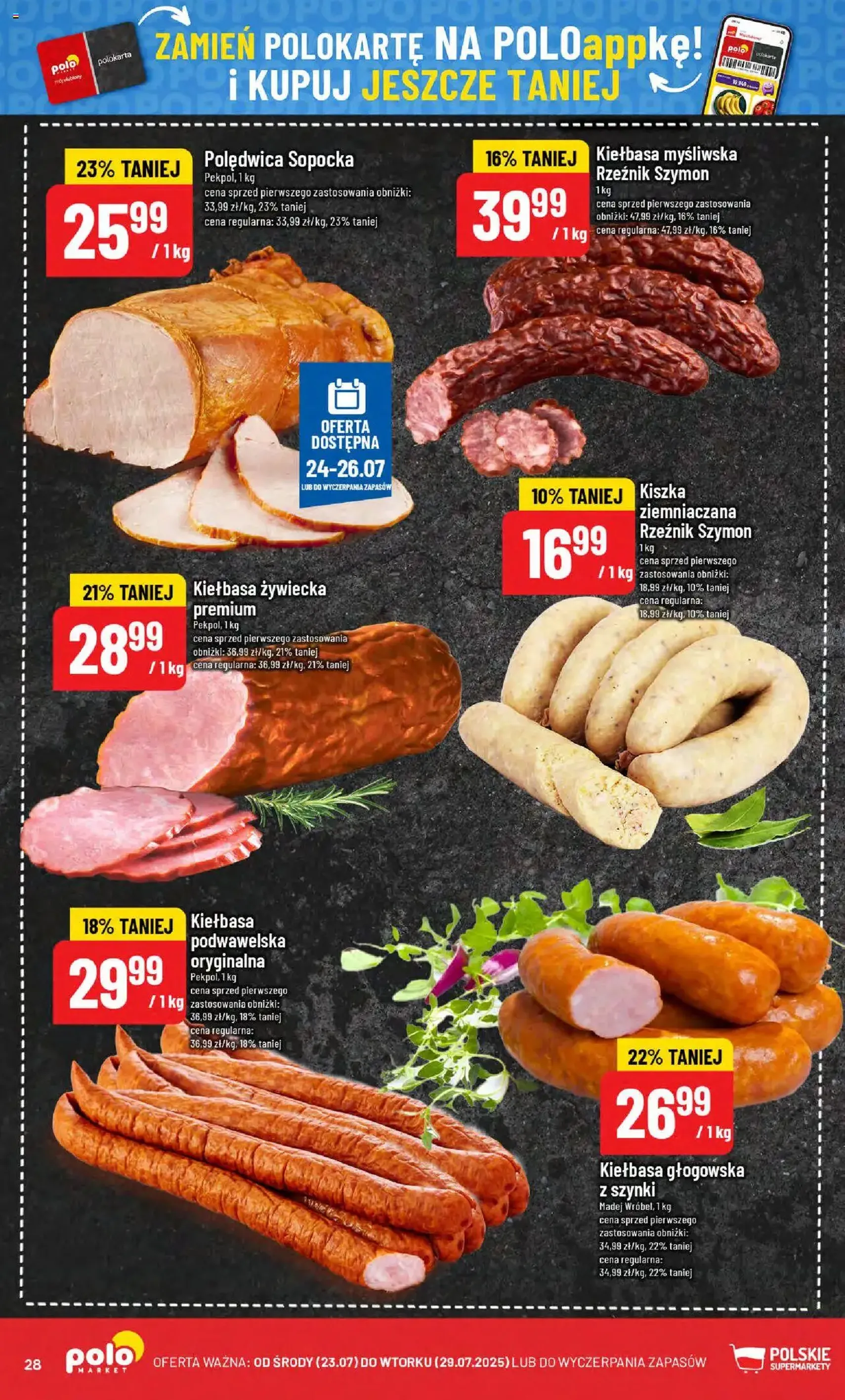 POLOmarket Gazetka - ważny gazetka od 23.07.2025 strona 28 z 62 POLOmarket Gazetka - ważny gazetka od 23.07.2025 strona 28 z 62