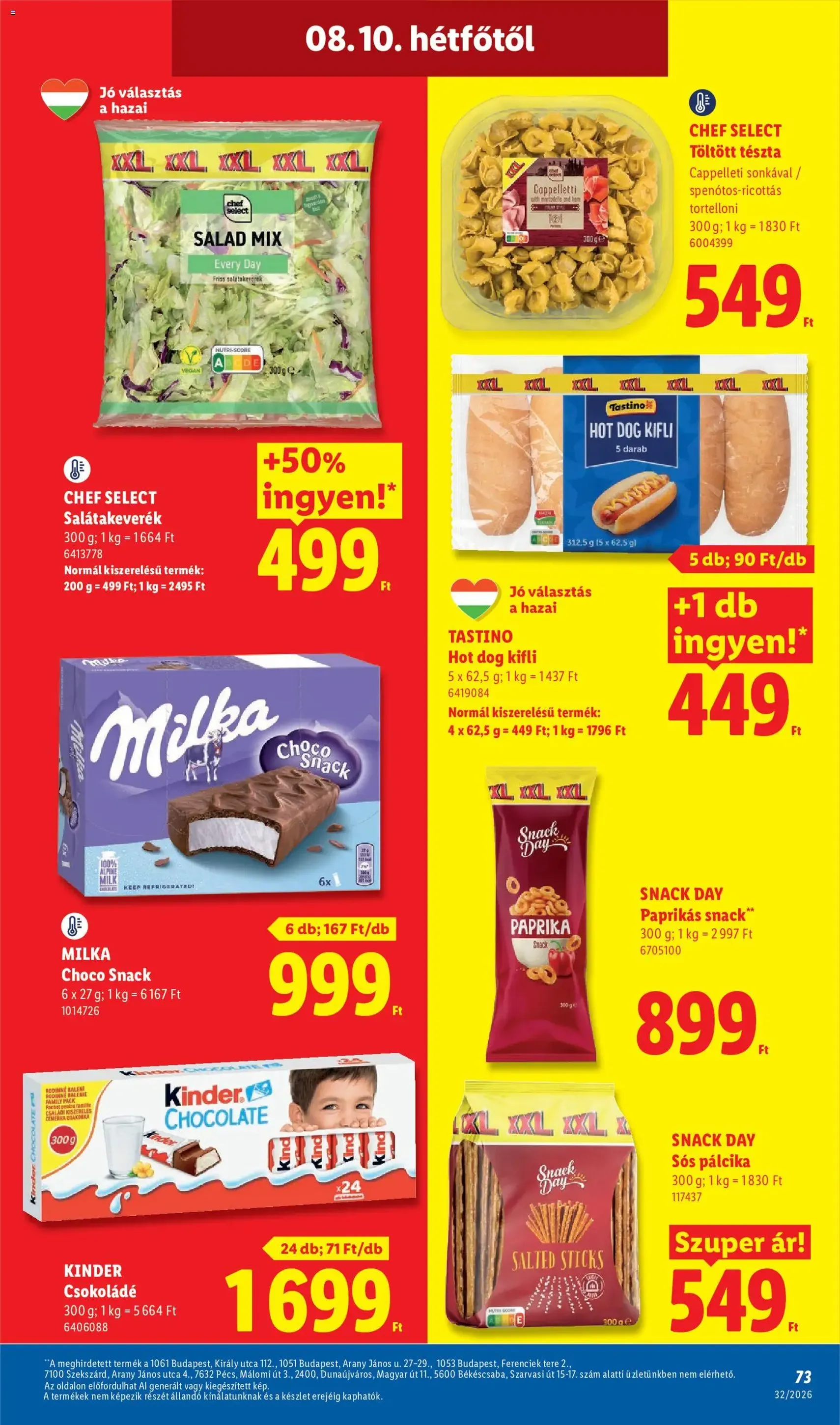 Lidl akciós újság - 2026.08.06. érvényes szórólap 73 oldal 80 oldalból