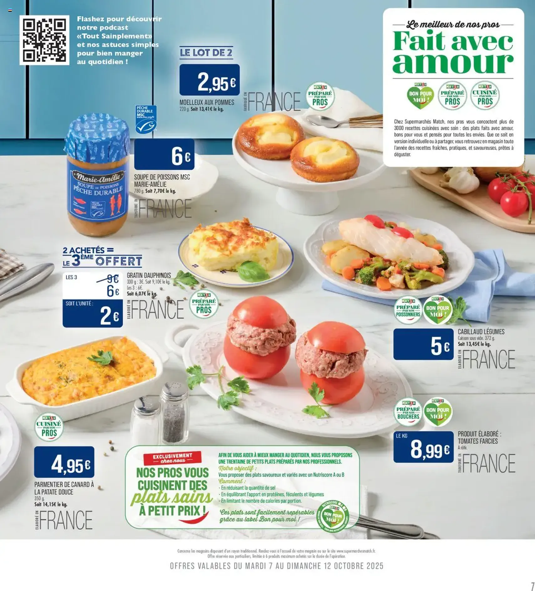 Match Supermarché catalogue - brochure valable à partir du 07/10/2025, page 7 sur 22