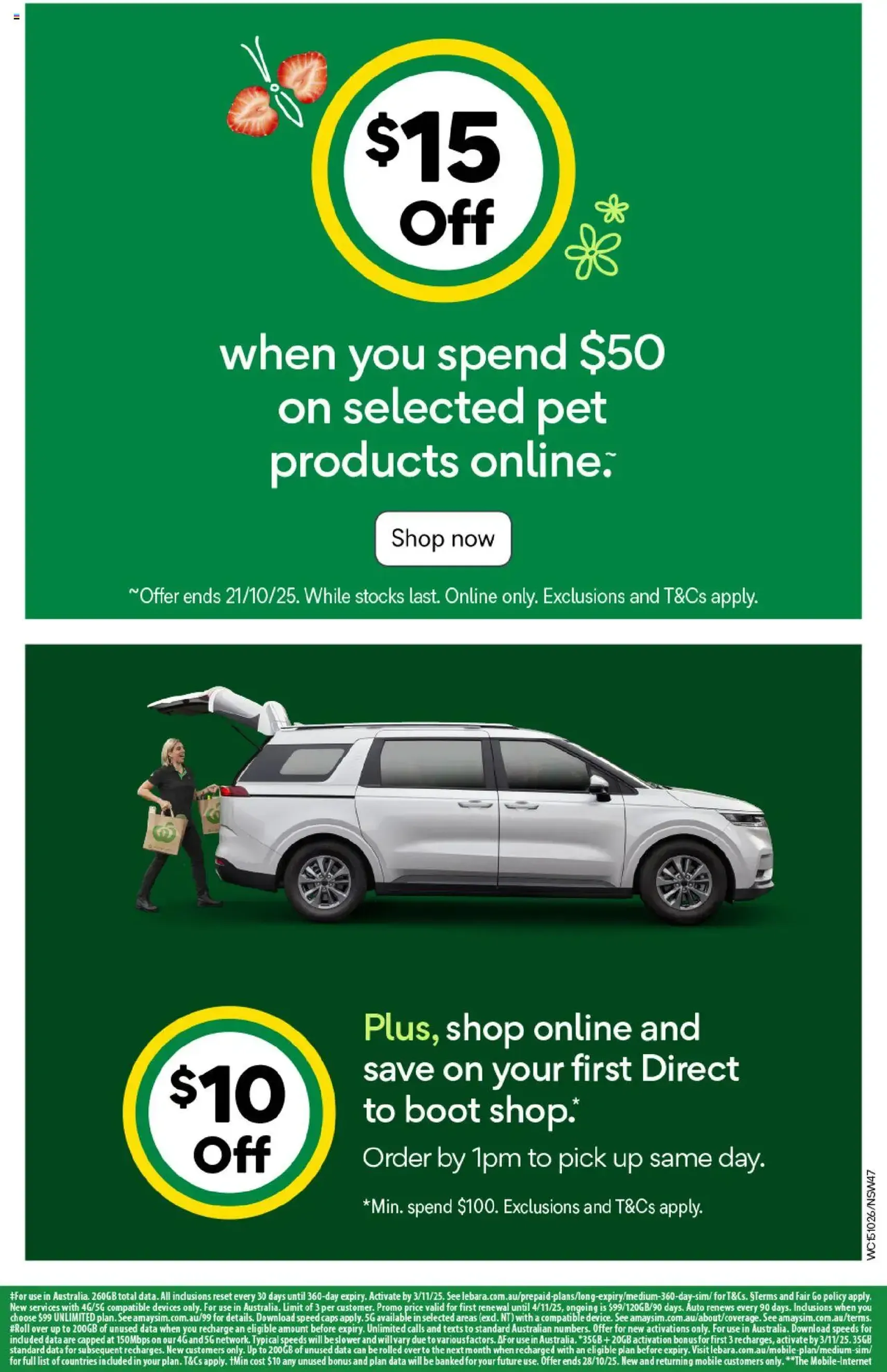 Weekly catalogue Woolworths NSW 15/10 - valid flyer from 15/10/2025, page 47 of 54 Weekly catalogue Woolworths NSW 15/10 - valid flyer from 15/10/2025, page 47 of 54