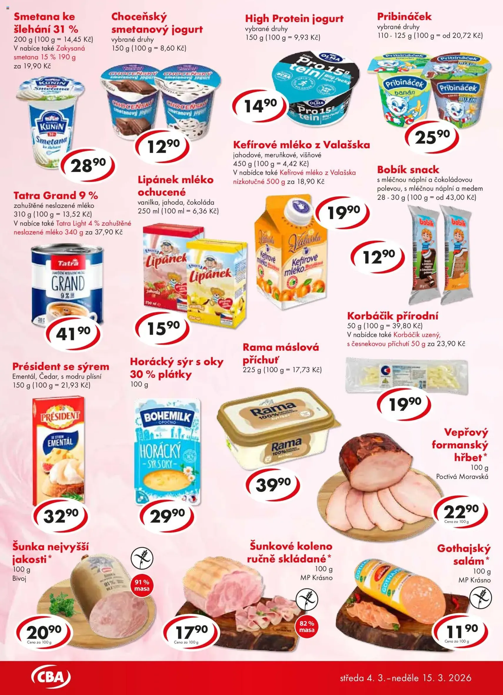 CBA leták - platný leták od 04.03.2026 strana 2 z 4