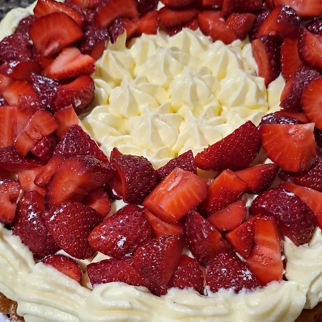 Crostata Crema Chantilly e Fragole