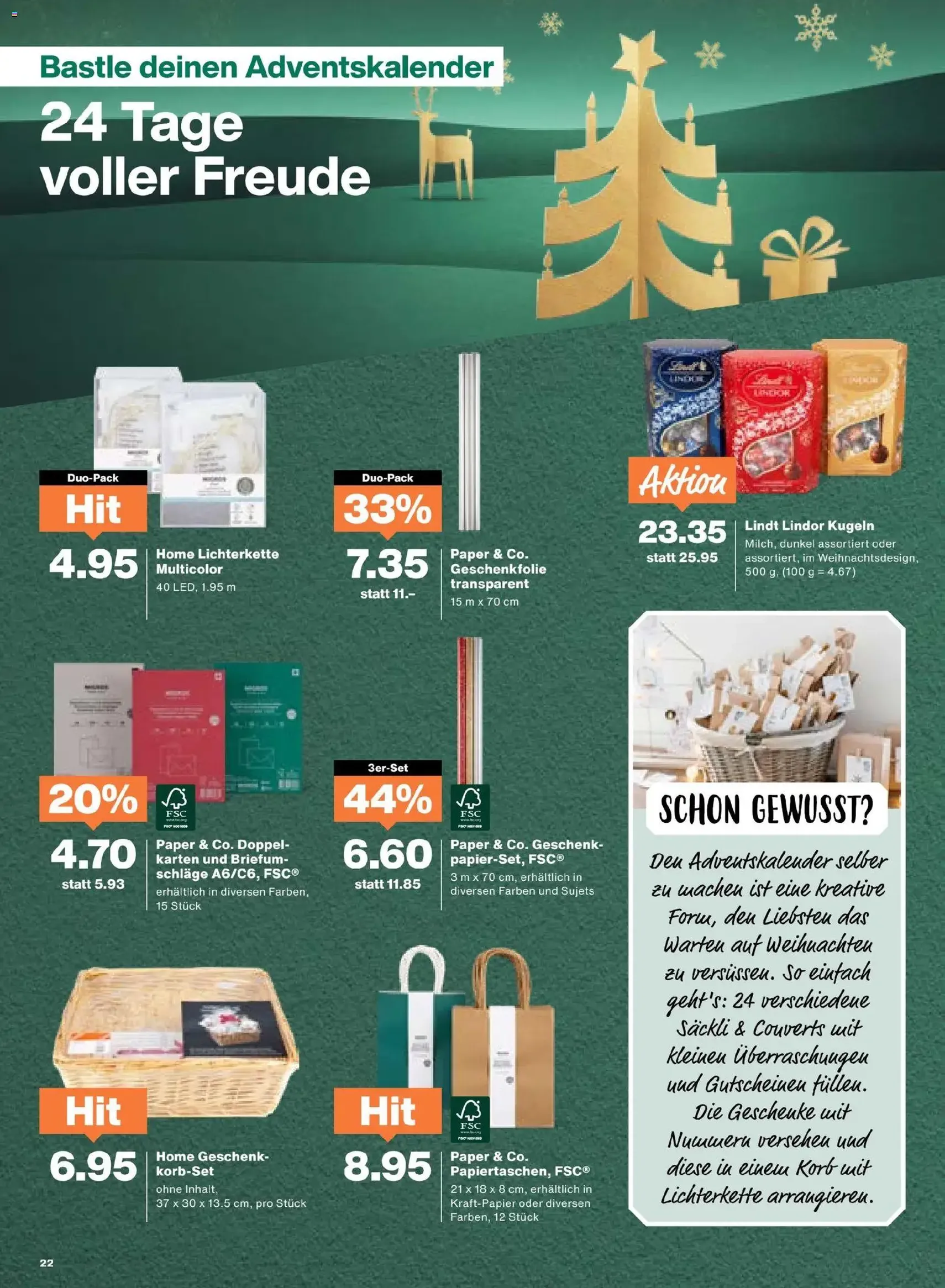Migros Aktionen - Gültiger Prospekt ab 28.10.2025, Seite 22 von insgesamt 24 Migros Aktionen - Gültiger Prospekt ab 28.10.2025, Seite 22 von insgesamt 24