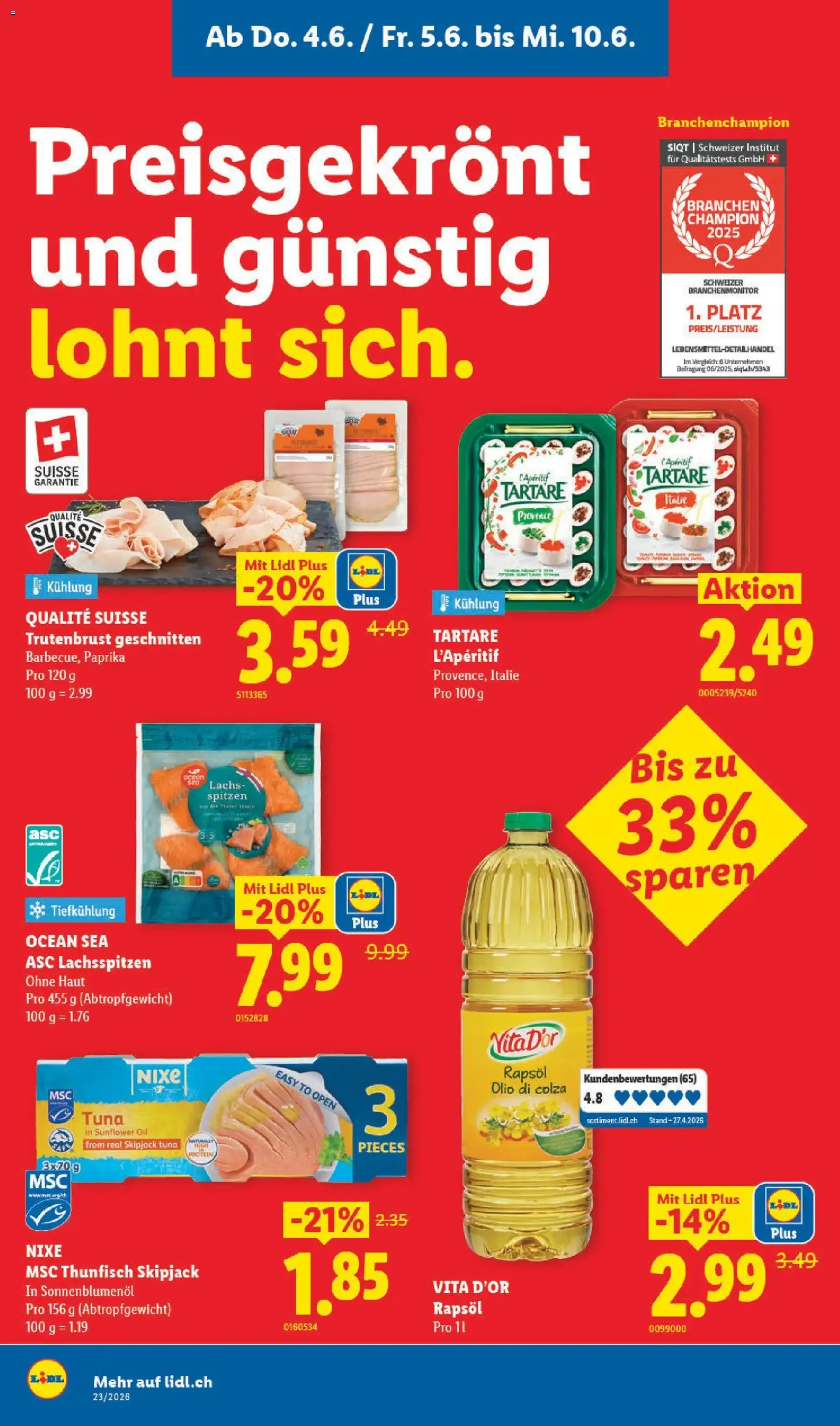 Lidl aktionen - Gültiger Prospekt ab 04.06.2026, Seite 10 von insgesamt 36