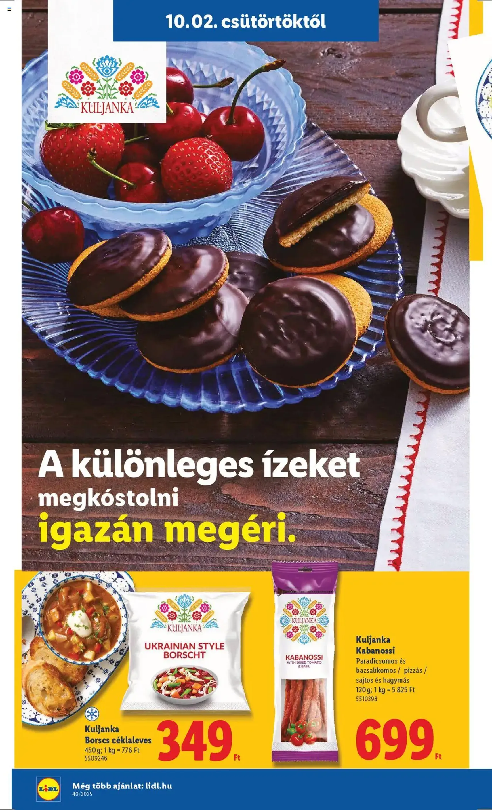 Lidl Akciós újság - 2025.10.02. érvényes szórólap 20 oldal 76 oldalból Lidl Akciós újság - 2025.10.02. érvényes szórólap 20 oldal 76 oldalból