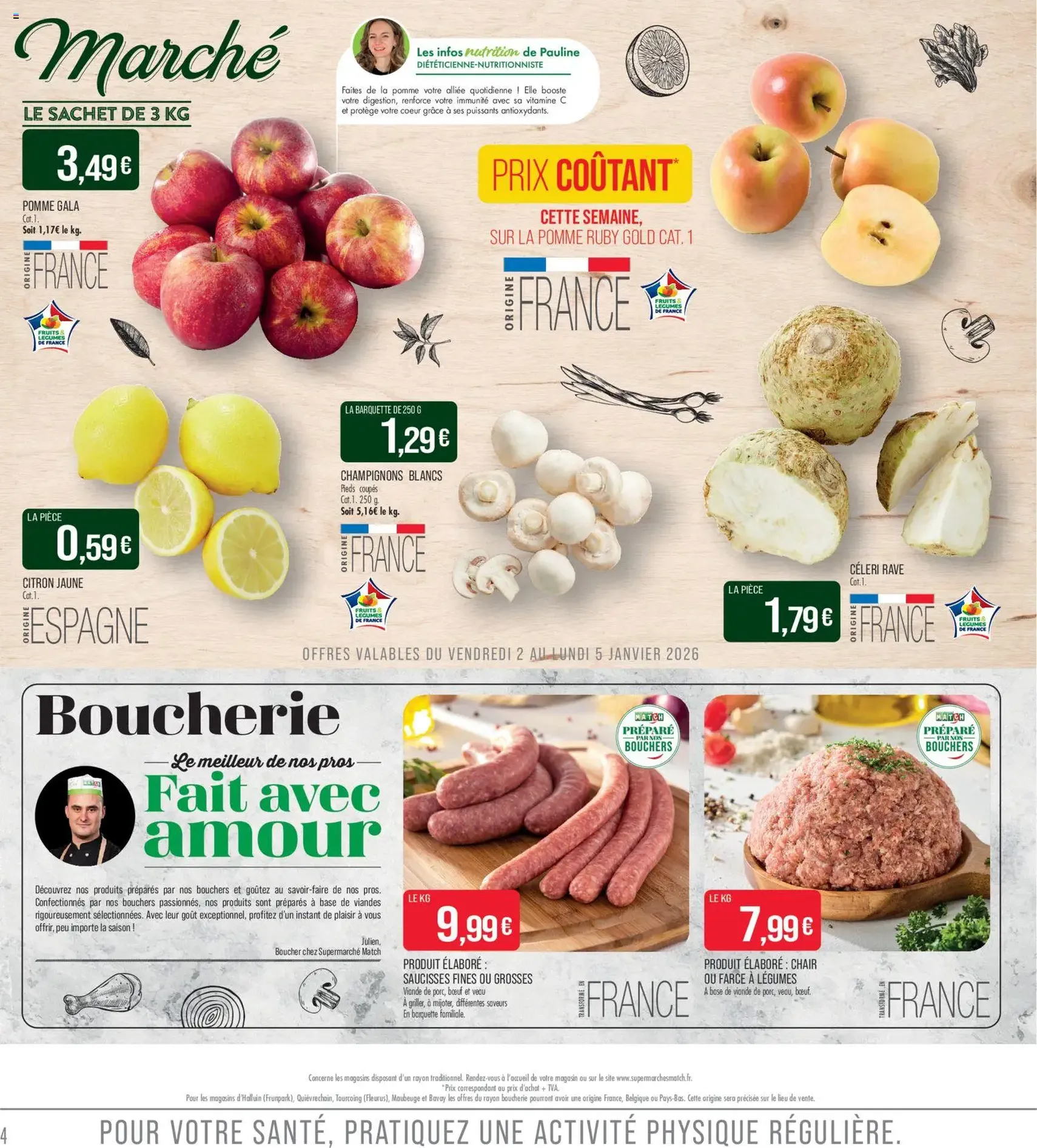 Match Supermarché catalogue - brochure valable à partir du 02/01/2026, page 4 sur 20