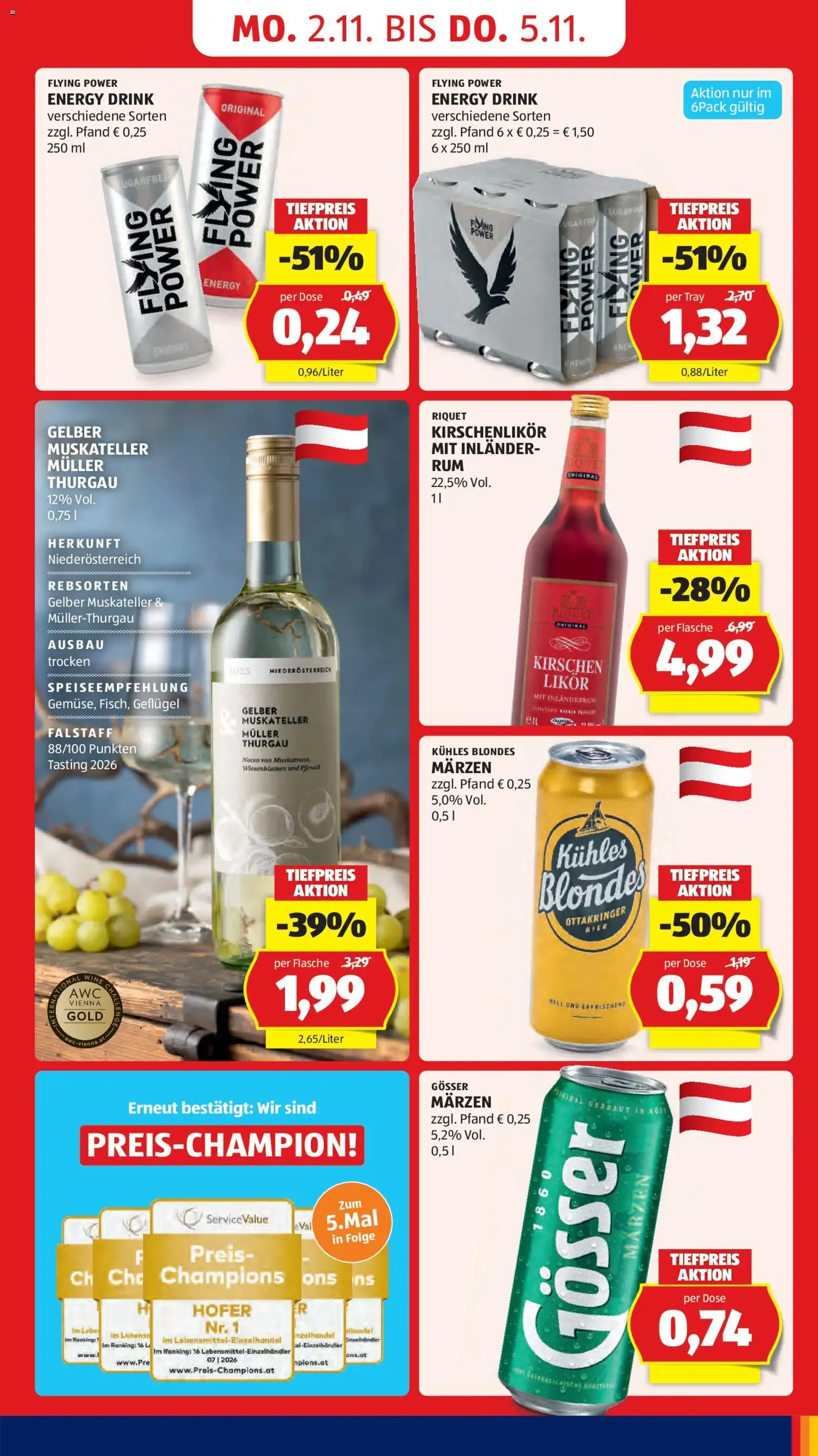 Hofer Flugblatt - Gültiger Prospekt ab 30.10.2026, Seite 29 von insgesamt 50