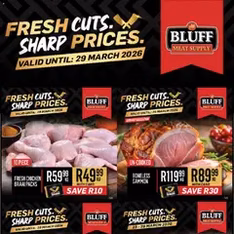 Bluff Meat Supply Fresh Cuts. Sharp Prices. - Flyer preview valid from 25/03/2026