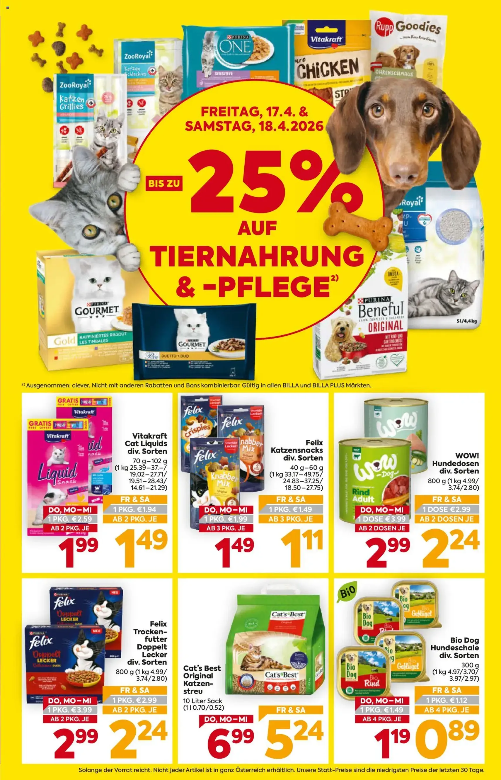 Billa - Flugblatt - Gültiger Prospekt ab 16.04.2026, Seite 3 von insgesamt 16