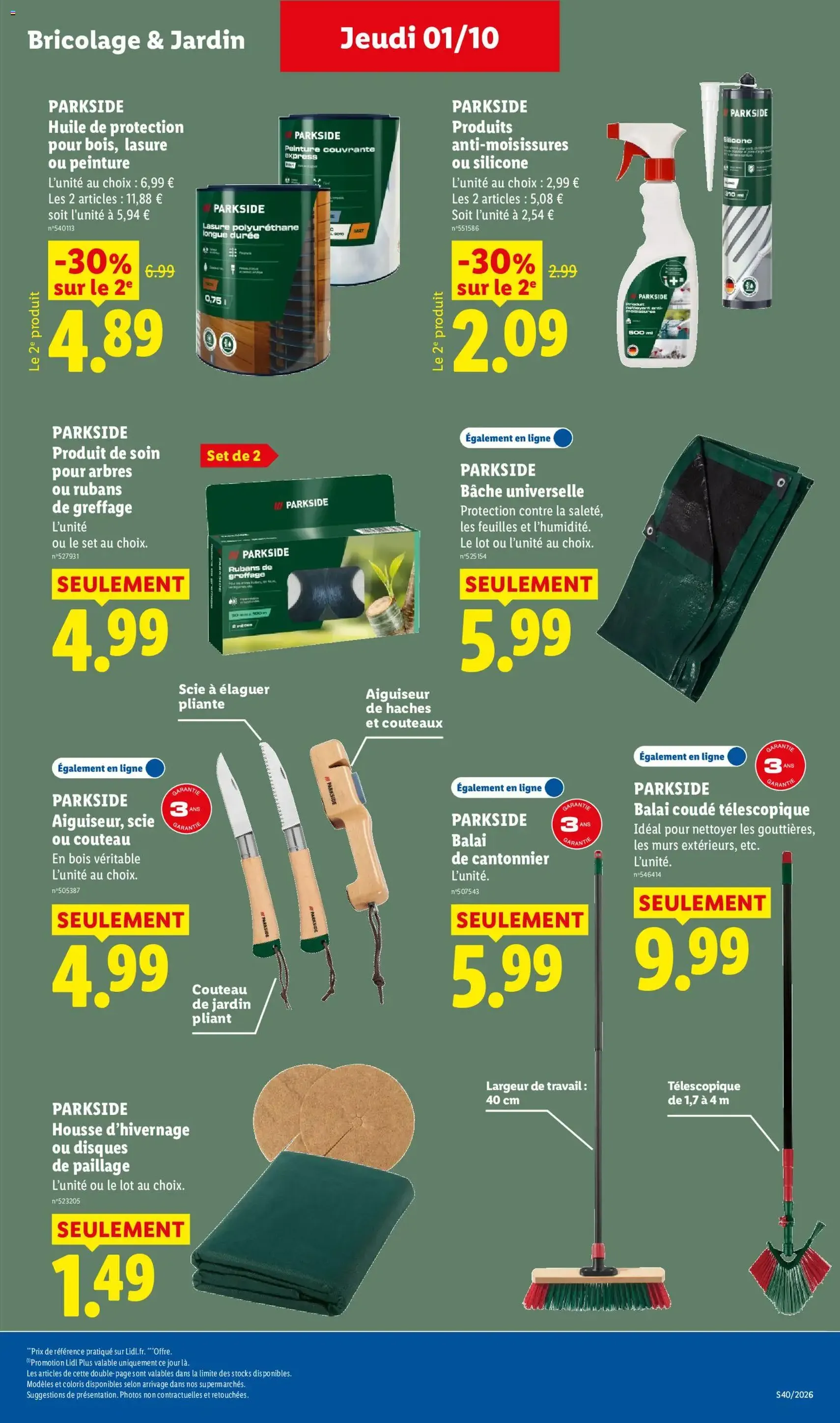 LIDL catalogue - brochure valable à partir du 01/10/2026, page 39 sur 57