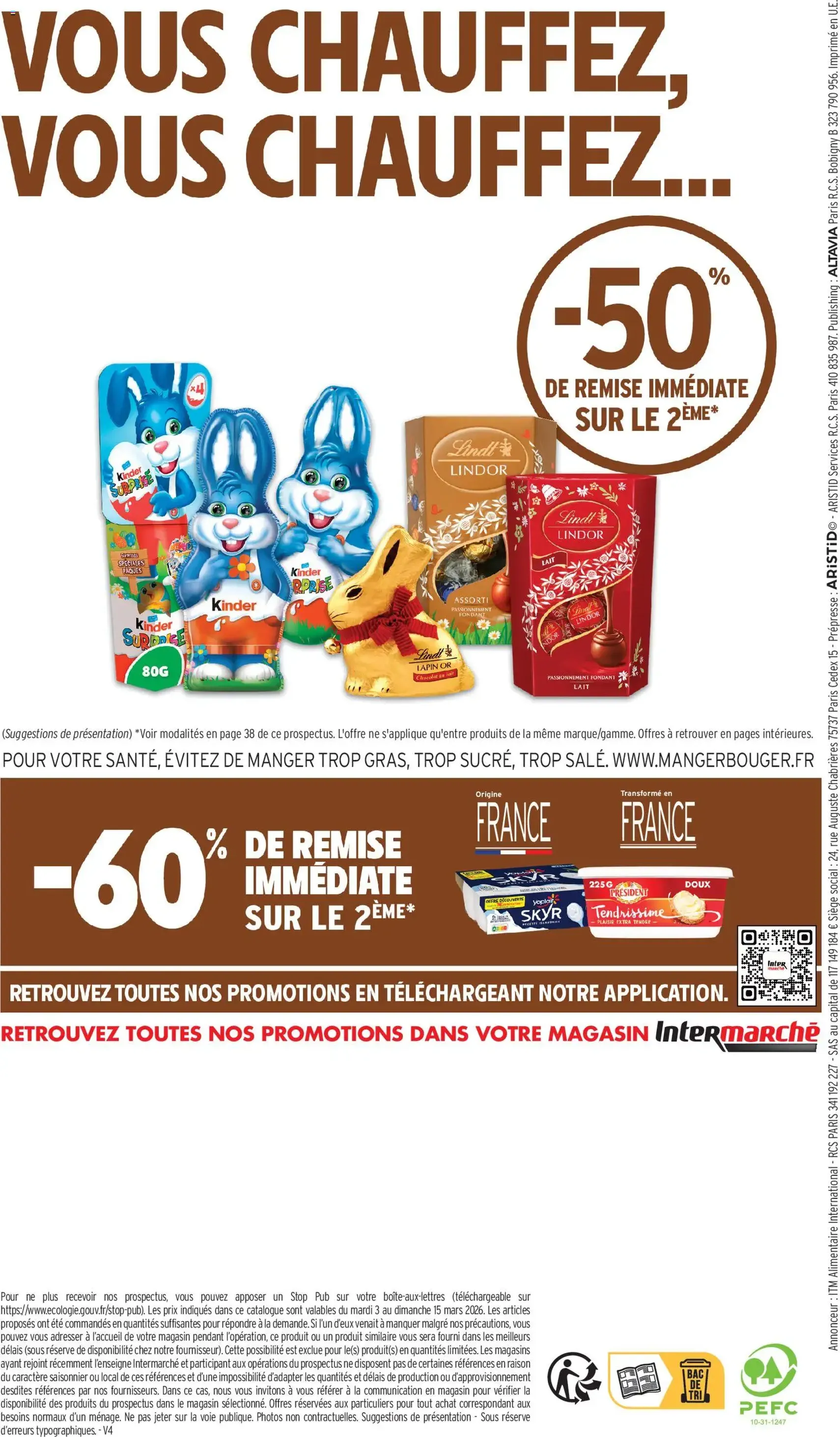 Intermarché catalogue semaine 10 - brochure valable à partir du 03/03/2026, page 52 sur 52