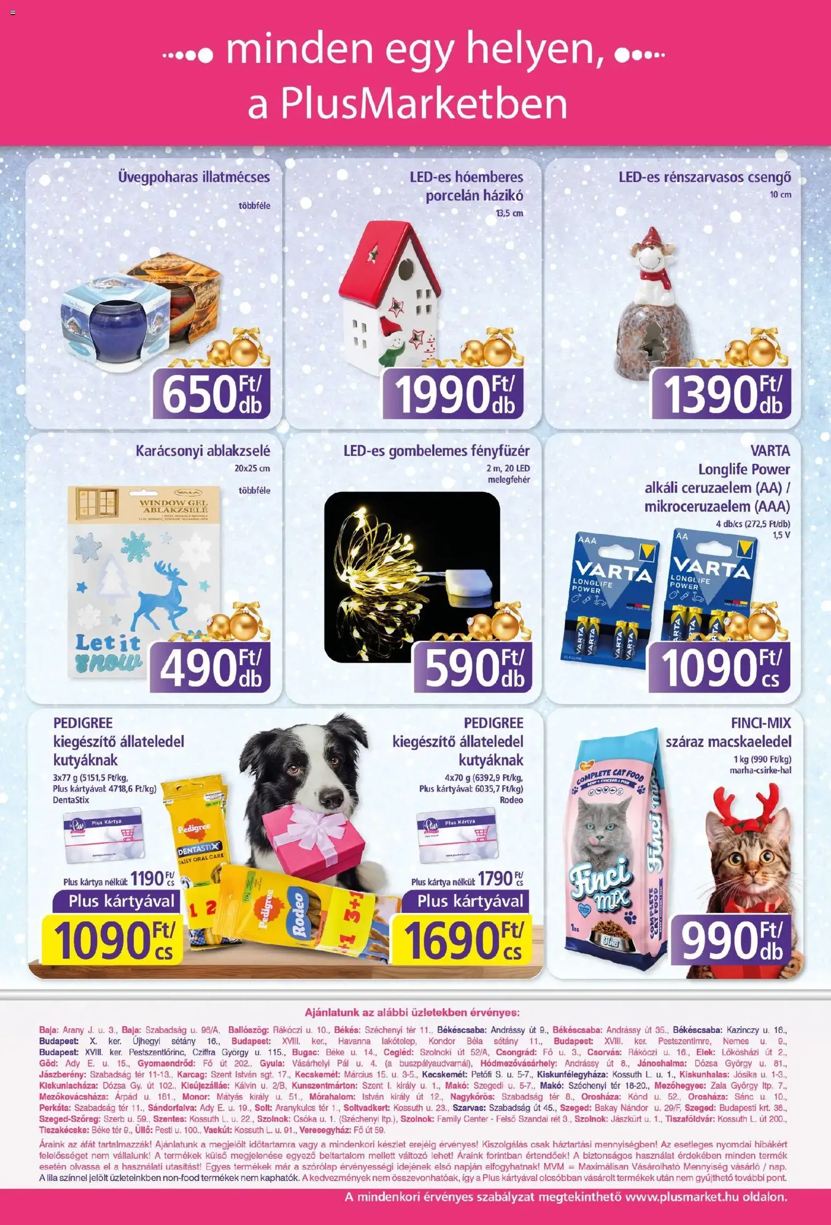 Plus Market Akciós újság - 2025.12.04. érvényes szórólap 12 oldal 12 oldalból