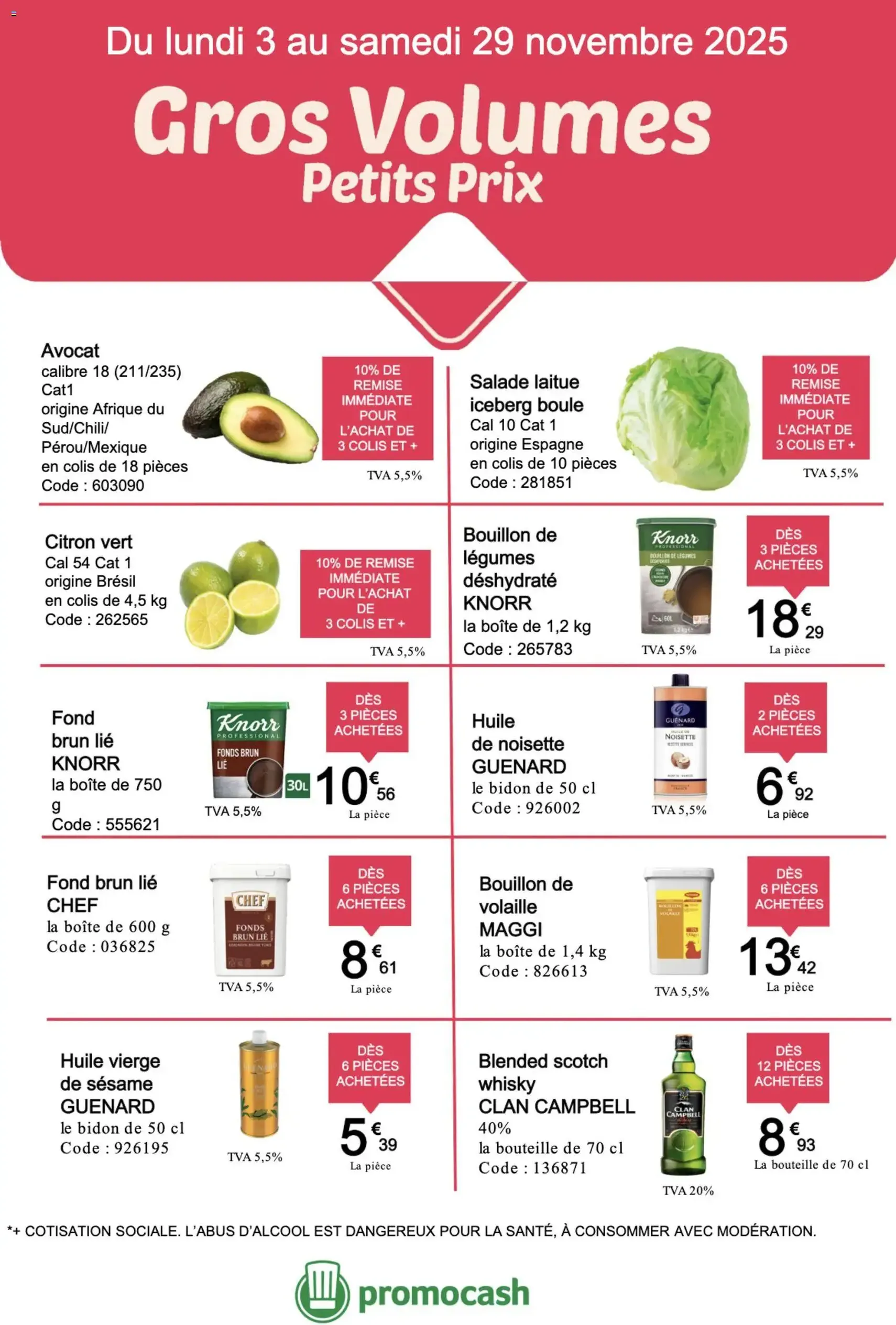 Promocash catalogue - brochure valable à partir du 03/11/2025, page 3 sur 4