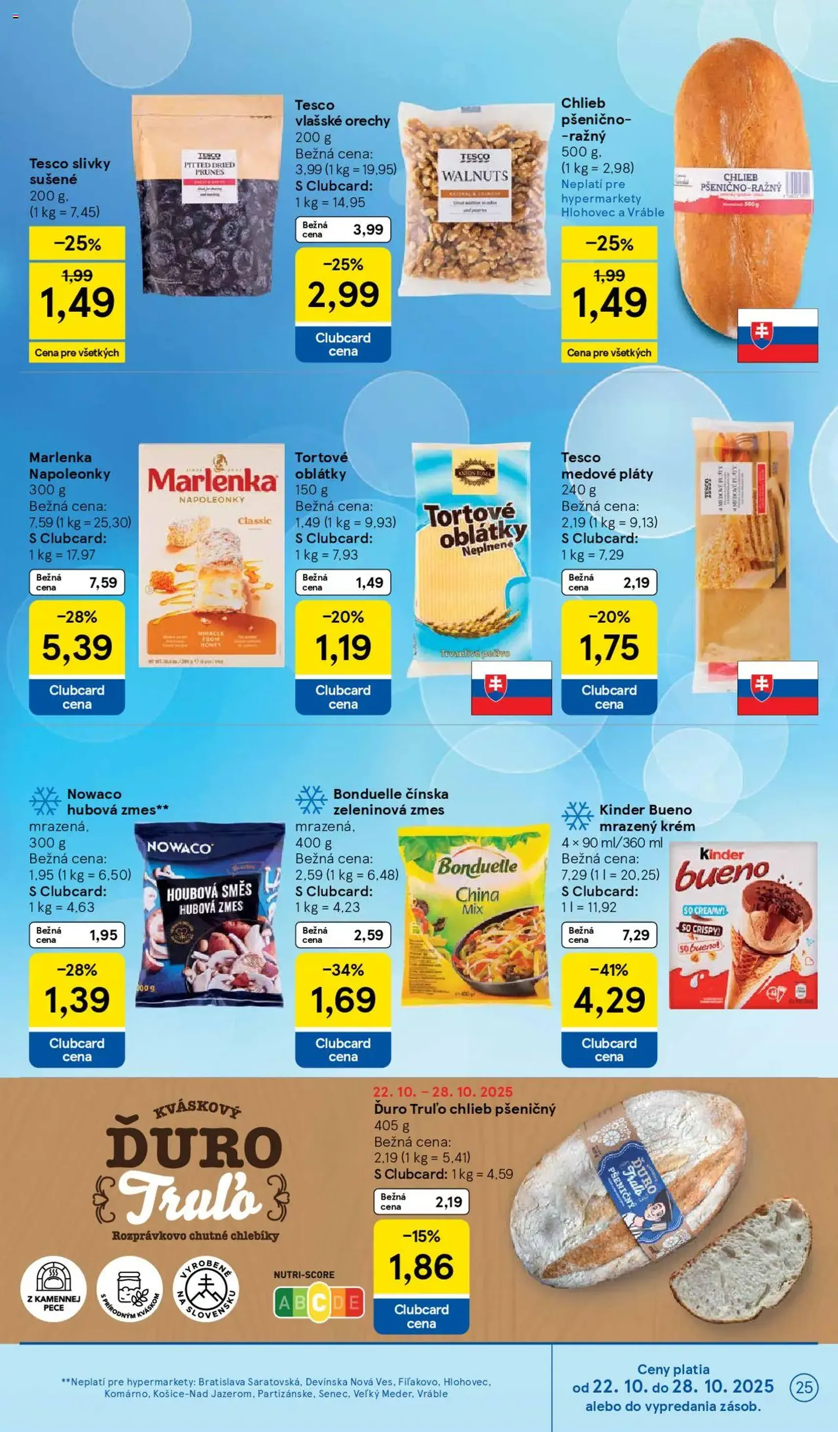 Tesco Hypermarket - leták - platný leták od 22.10.2025 strana 25 z 40 Tesco Hypermarket - leták - platný leták od 22.10.2025 strana 25 z 40