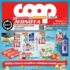 COOP Jednota leták - náhľad letáku platný od 11.09.2025