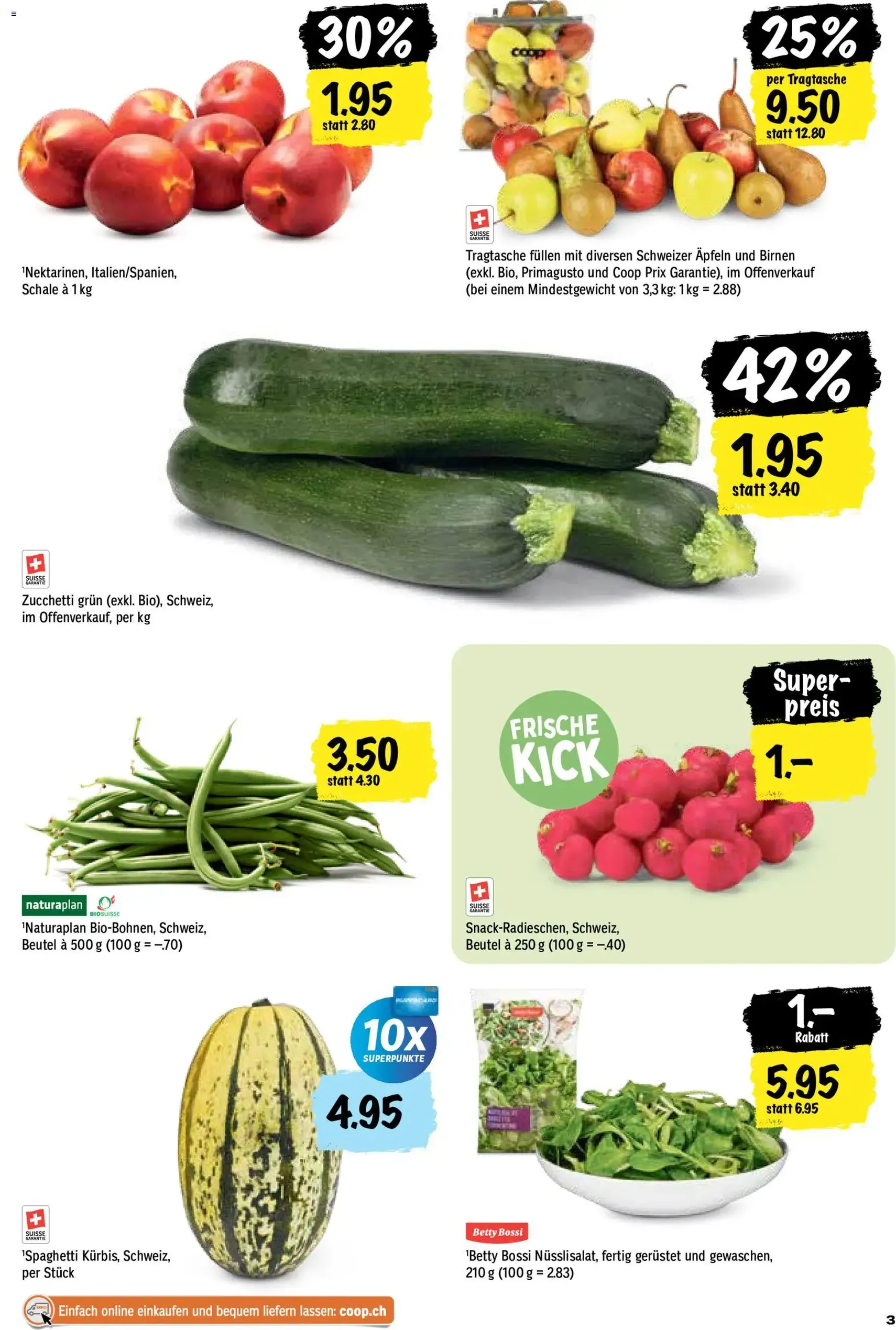 Coop aktionen - Gültiger Prospekt ab 03.09.2026, Seite 3 von insgesamt 28