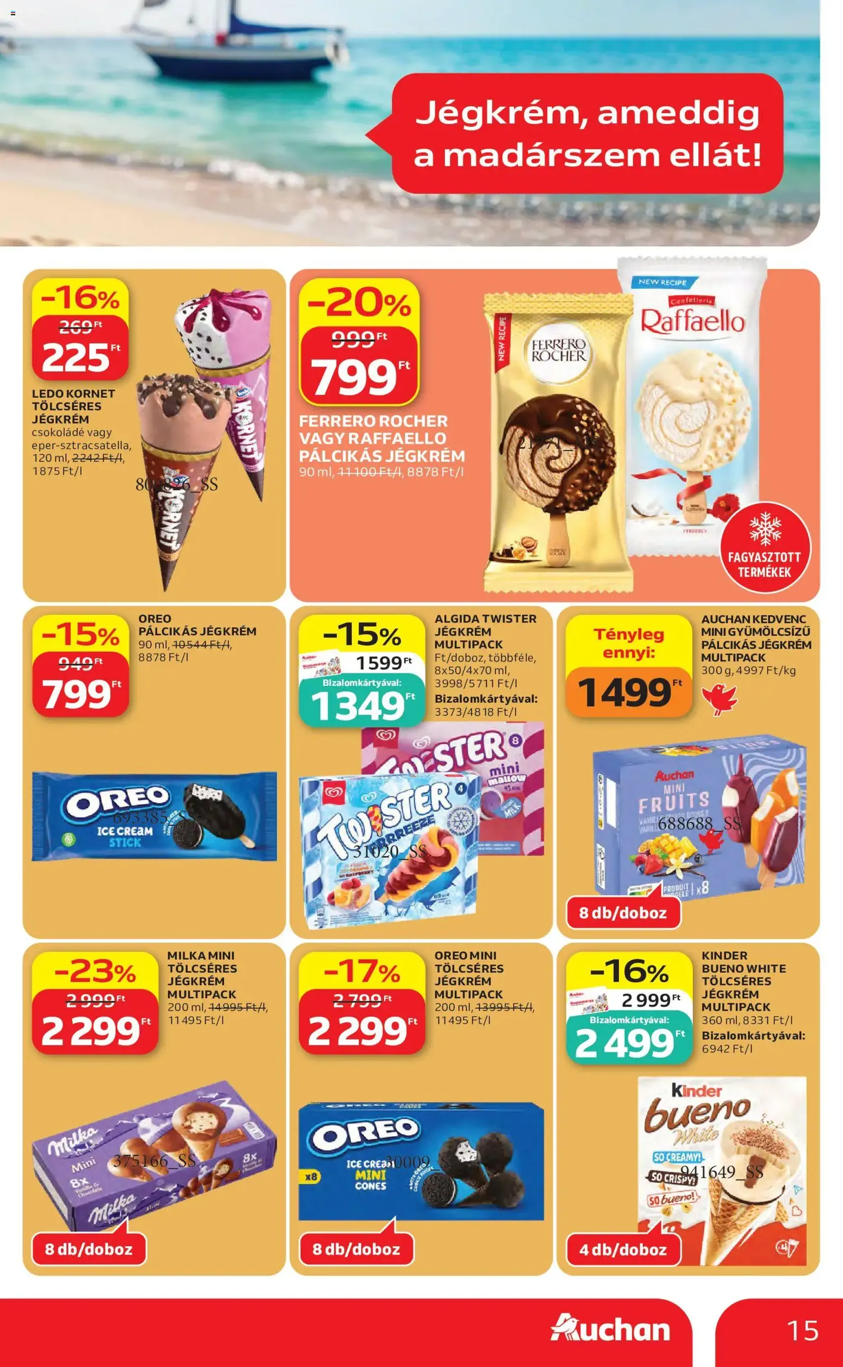 Auchan akciós újság - 2026.07.30. érvényes szórólap 15 oldal 45 oldalból