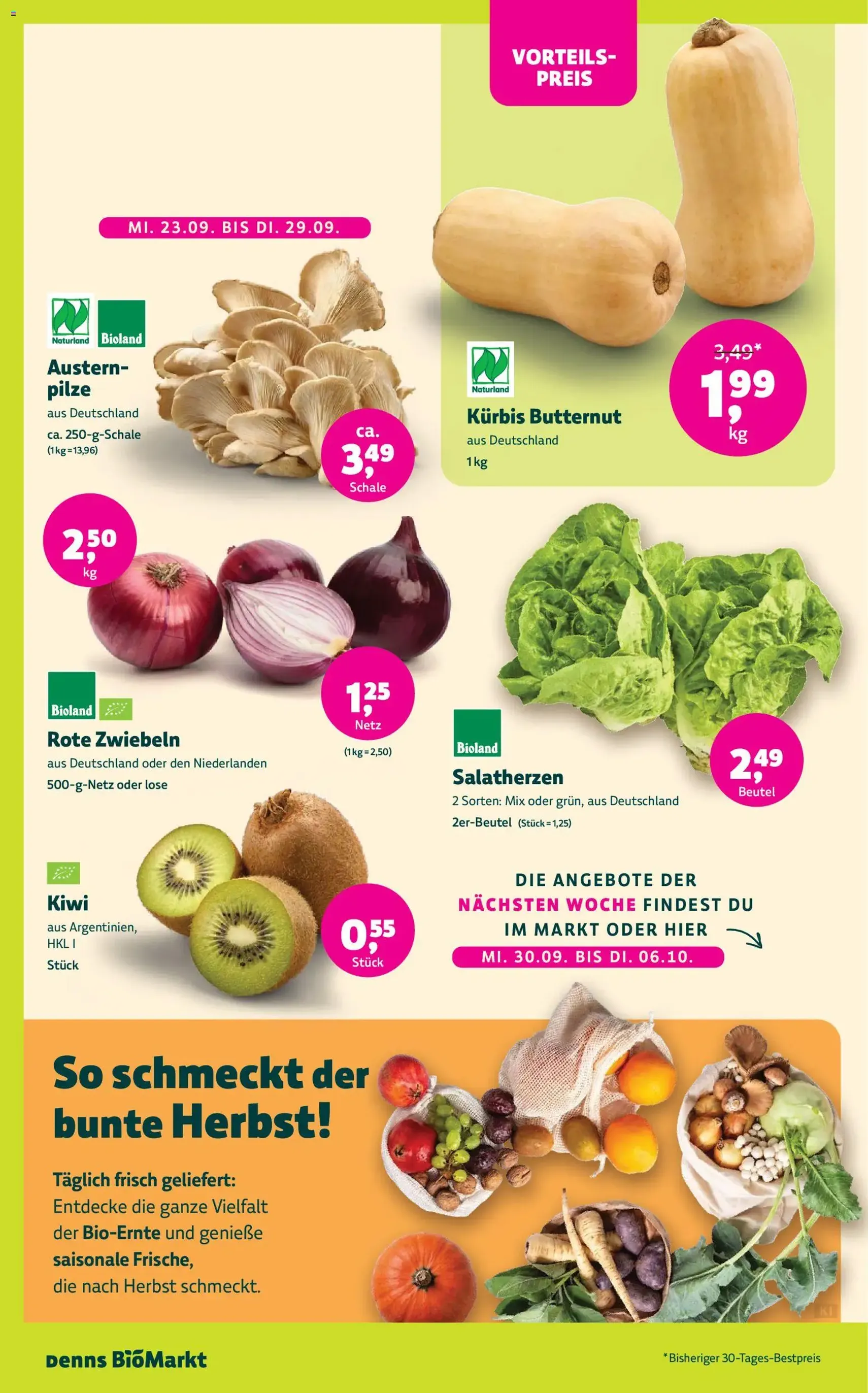 Denns BioMarkt Angebote - Gültiger Prospekt ab 23.09.2026, Seite 2 von insgesamt 16