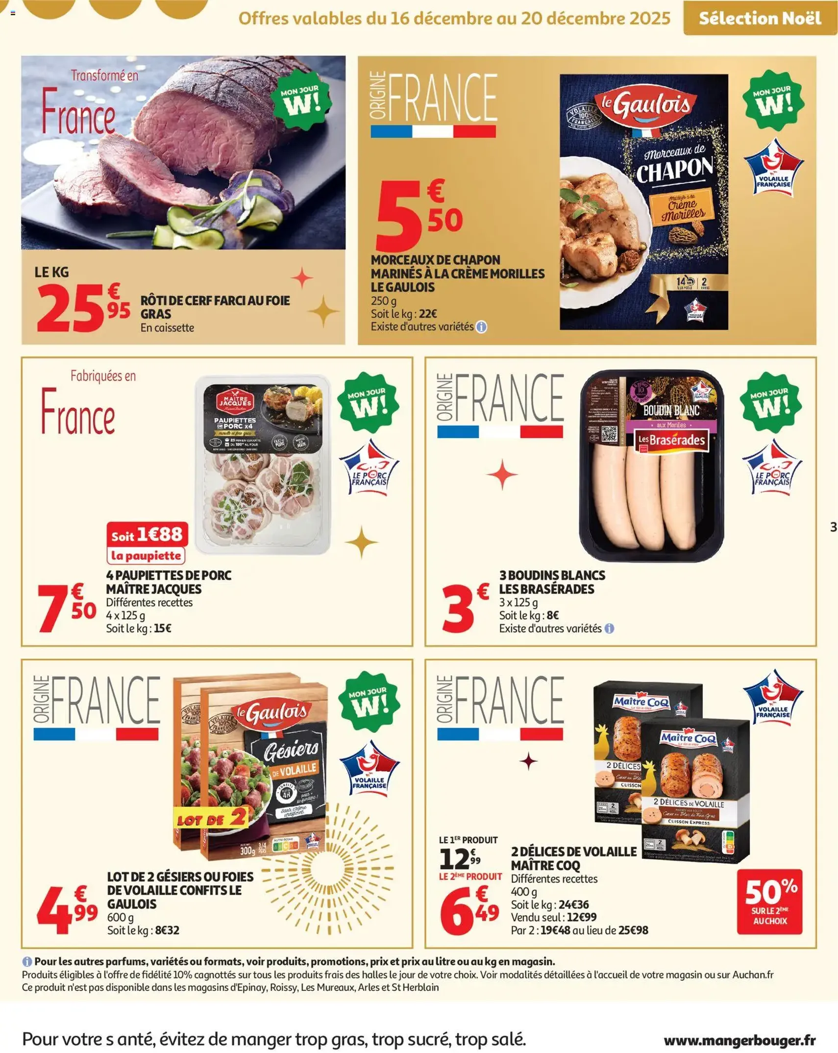 Auchan prospectus - brochure valable à partir du 16/12/2025, page 3 sur 54