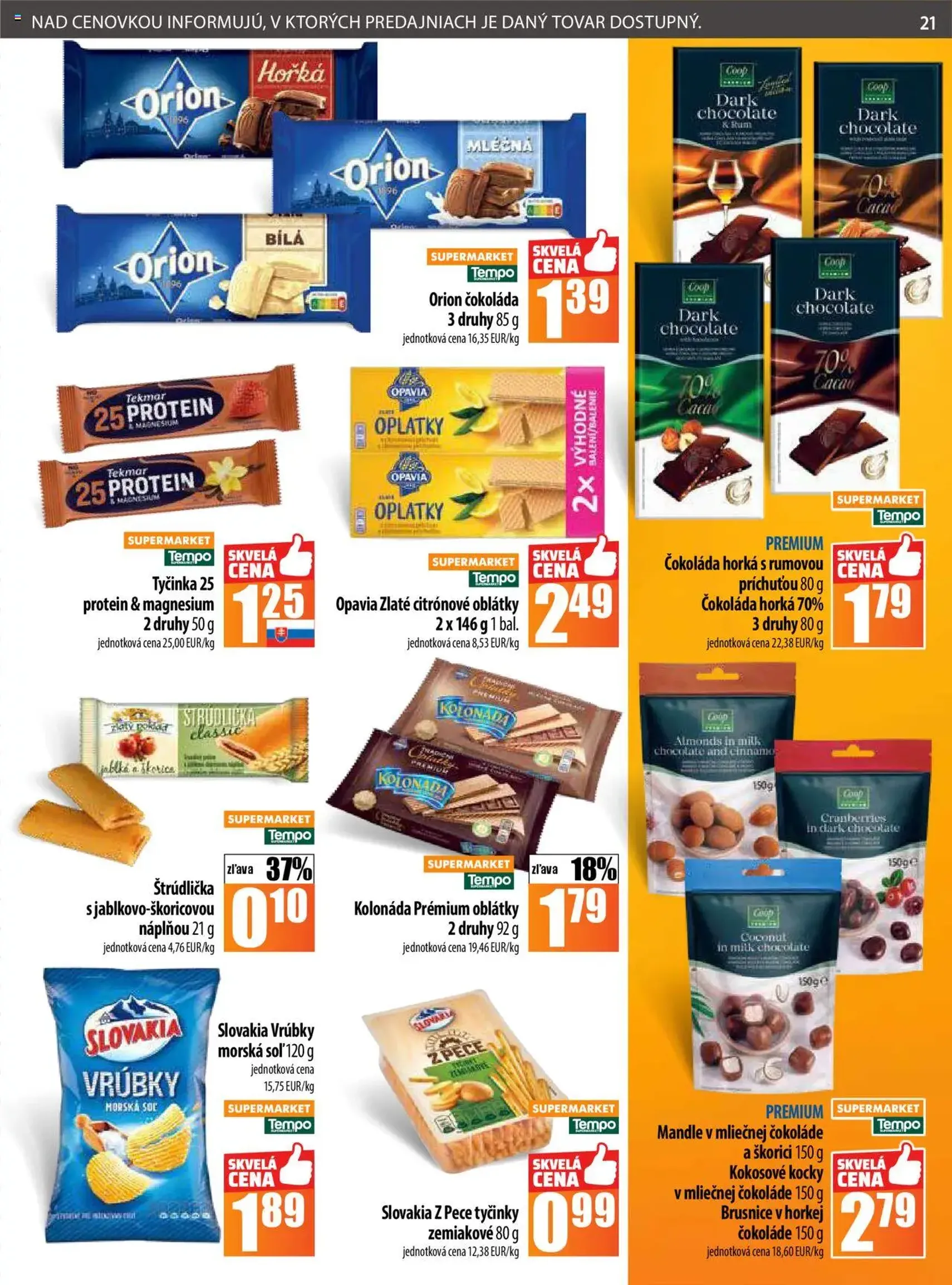 COOP Jednota leták - platný leták od 14.08.2025 strana 21 z 28