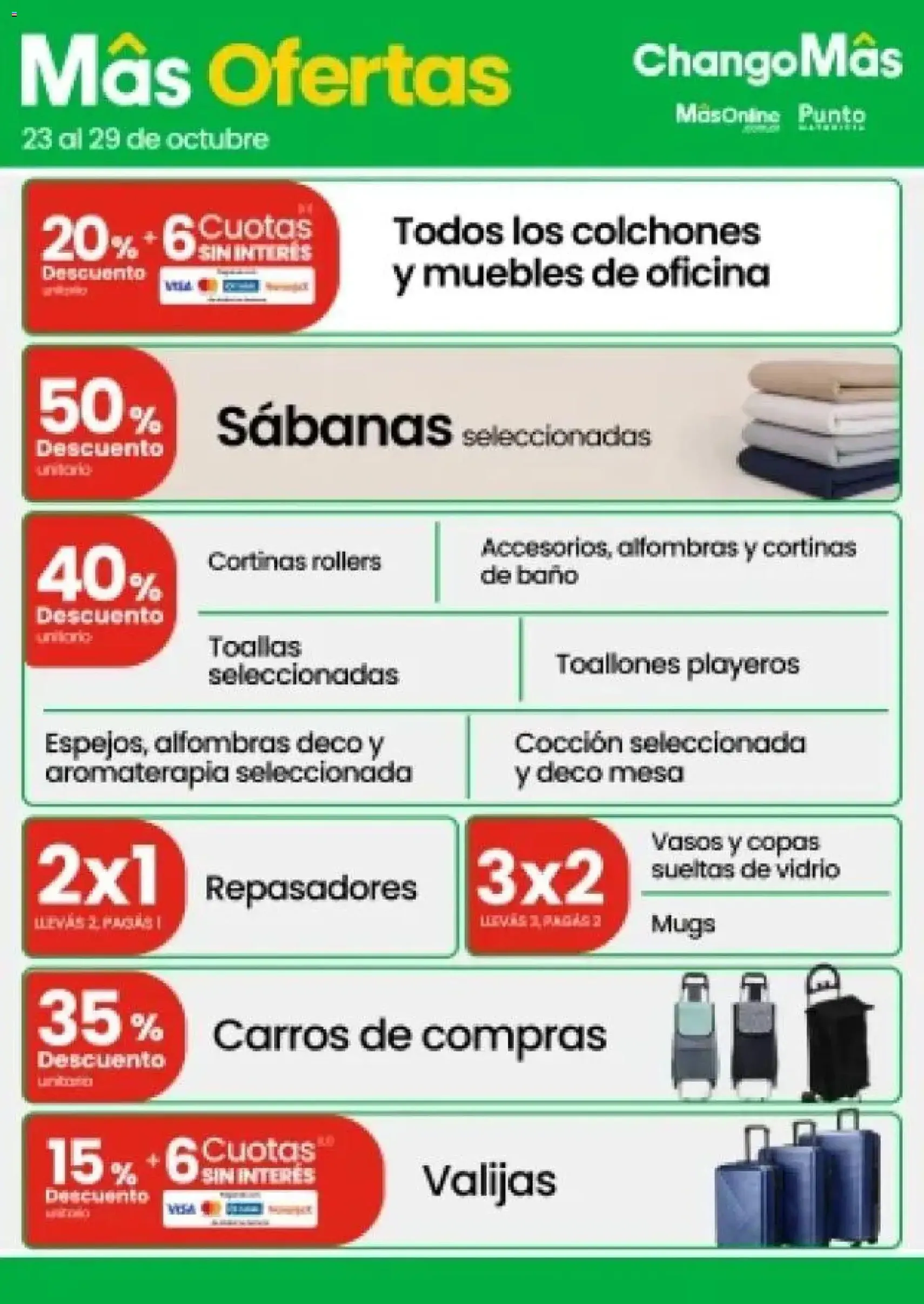 Changomas ofertas - folleto válido desde 23/10/2025 página 9 de 13 Changomas ofertas - folleto válido desde 23/10/2025 página 9 de 13