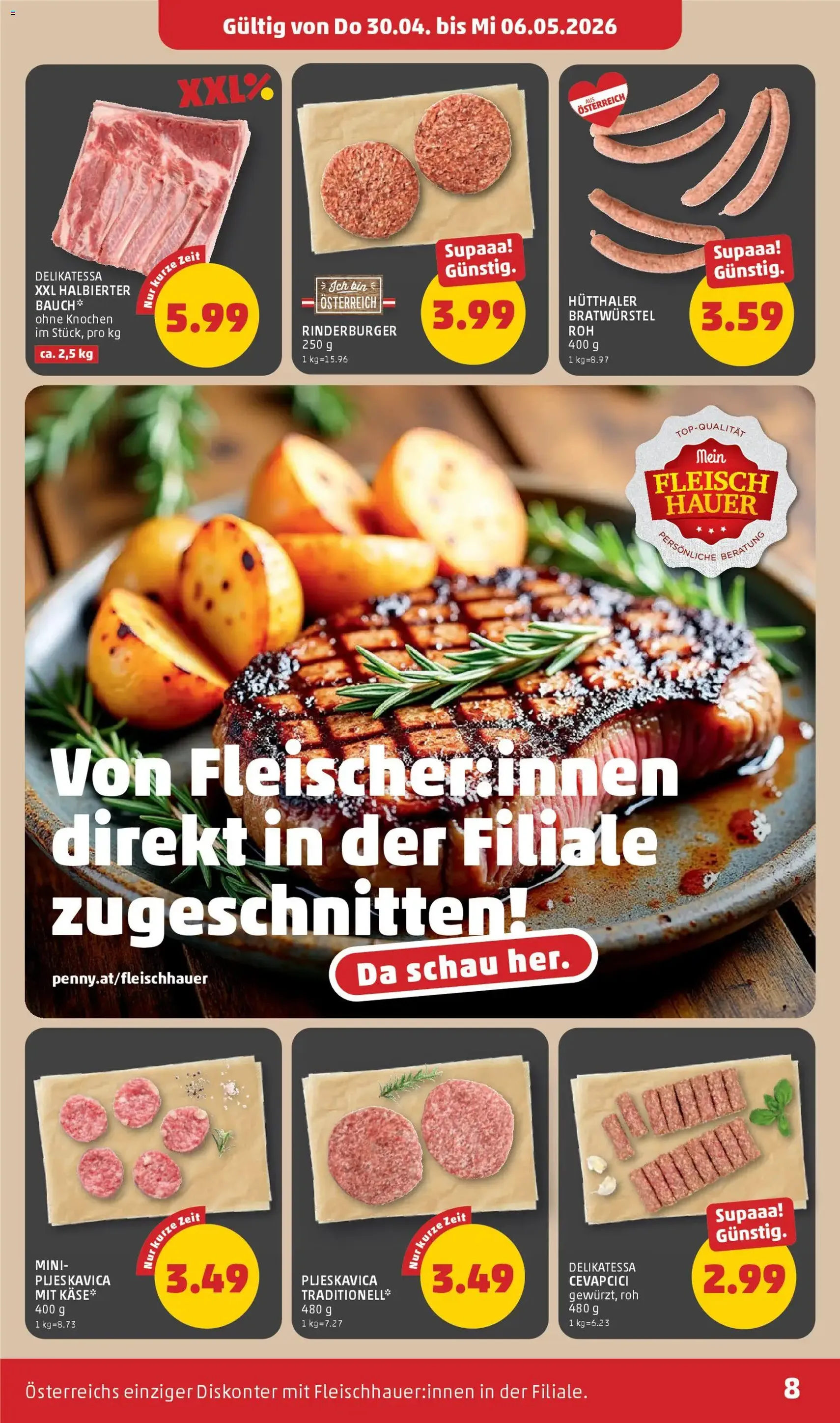Penny Markt - Flugblatt - Gültiger Prospekt ab 30.04.2026, Seite 8 von insgesamt 32