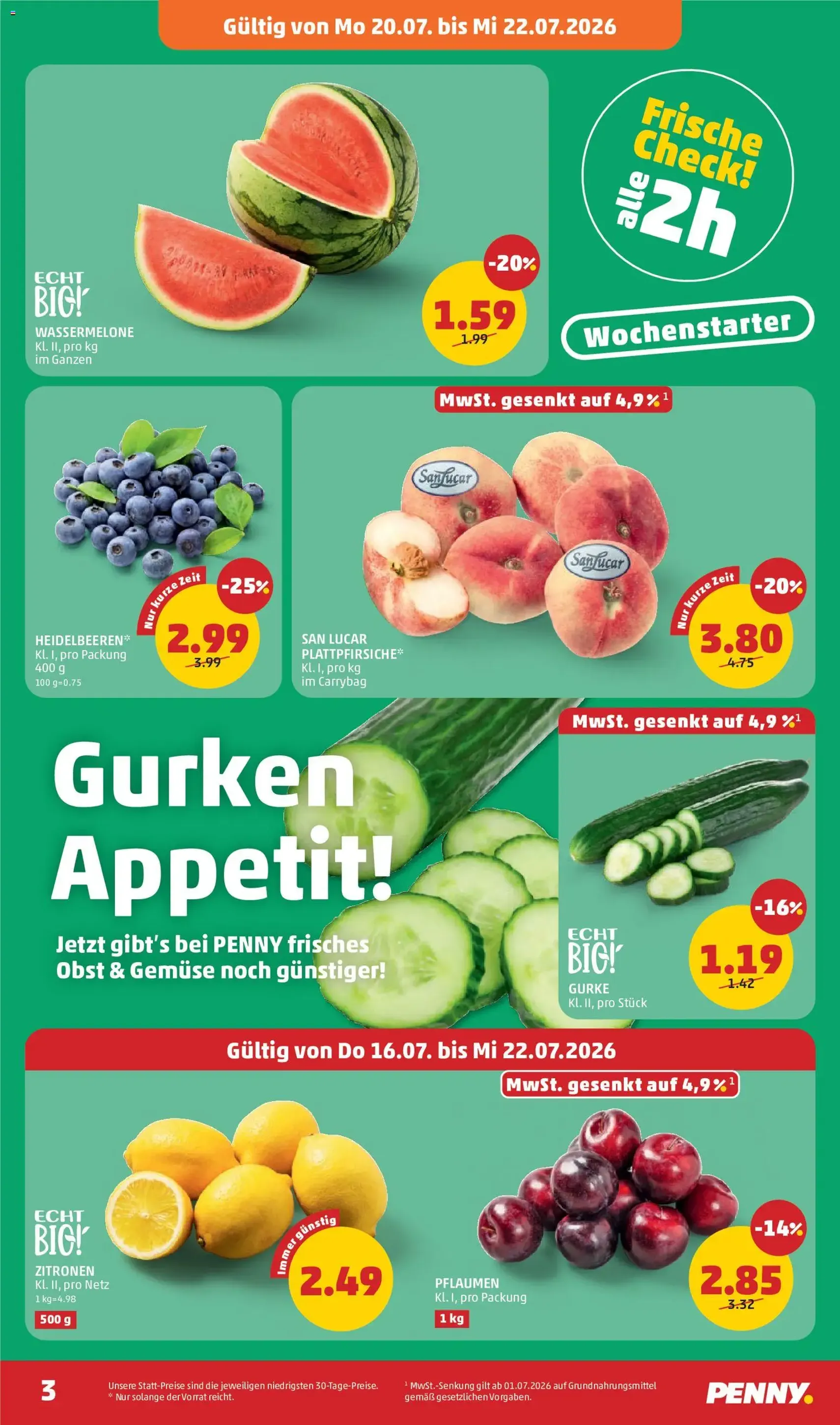 Penny Markt Flugblatt - Gültiger Prospekt ab 16.07.2026, Seite 3 von insgesamt 28