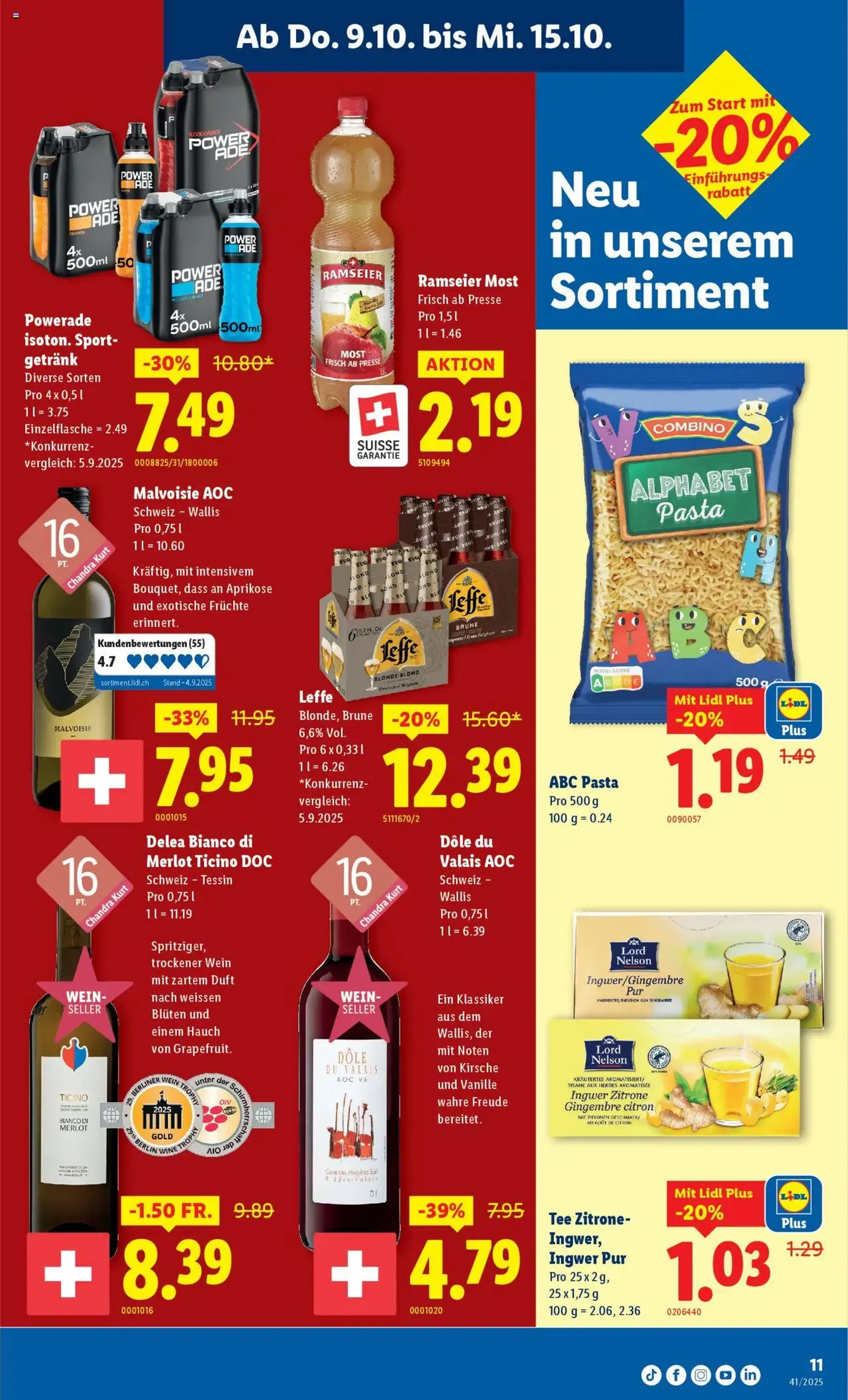 Lidl Aktionen - Gültiger Prospekt ab 09.10.2025, Seite 11 von insgesamt 32