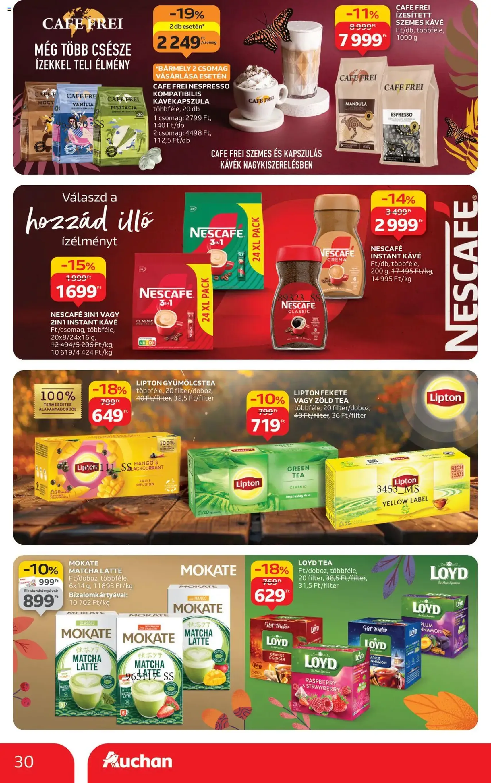 Auchan Akciós újság - 2025.10.09. érvényes szórólap 30 oldal 64 oldalból