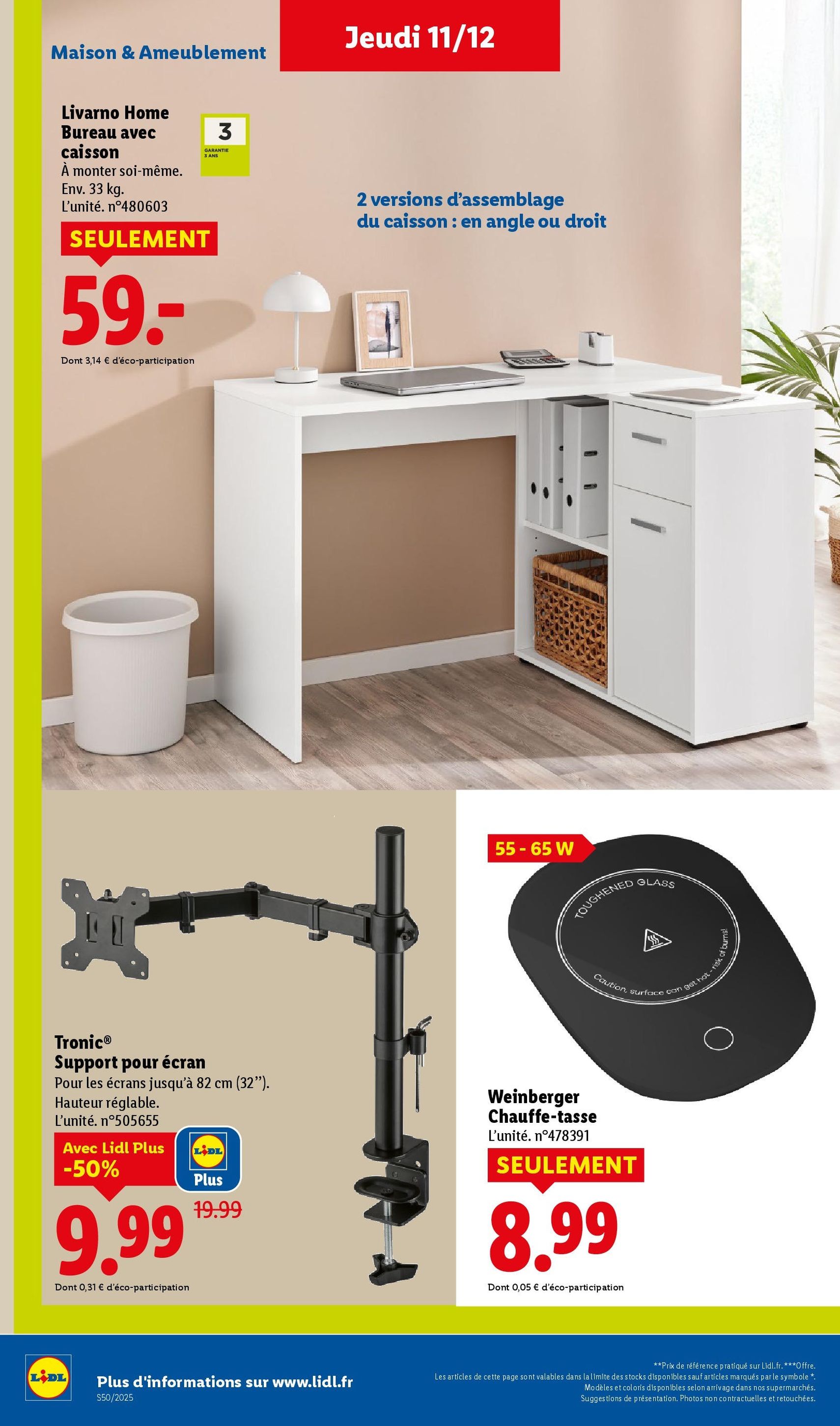 LIDL catalogue semaine 50 - brochure valable à partir du 11/12/2025, page 52 sur 88